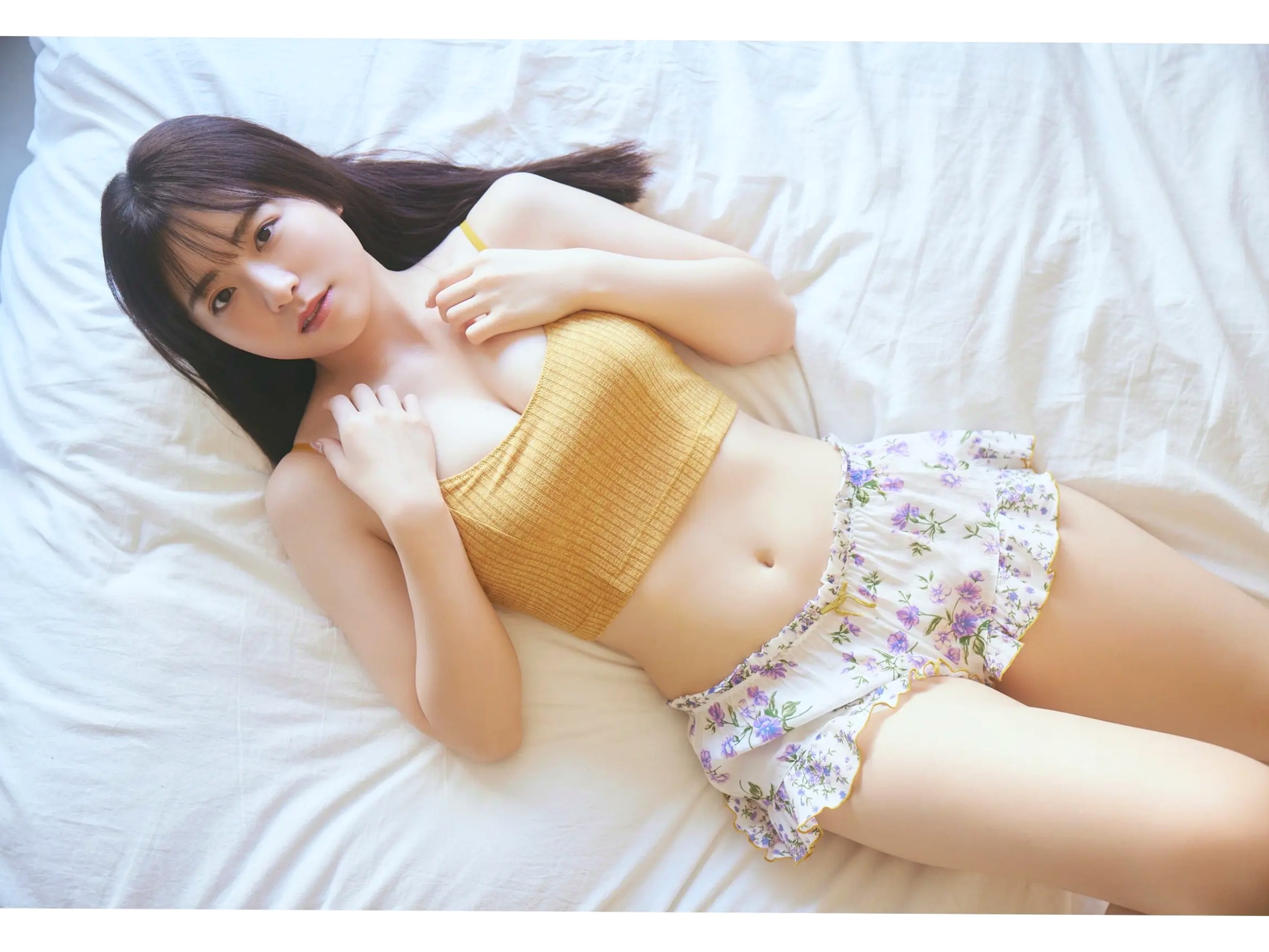 西野夢菜 - 透明感100% 日系清新家居内衣私房写真