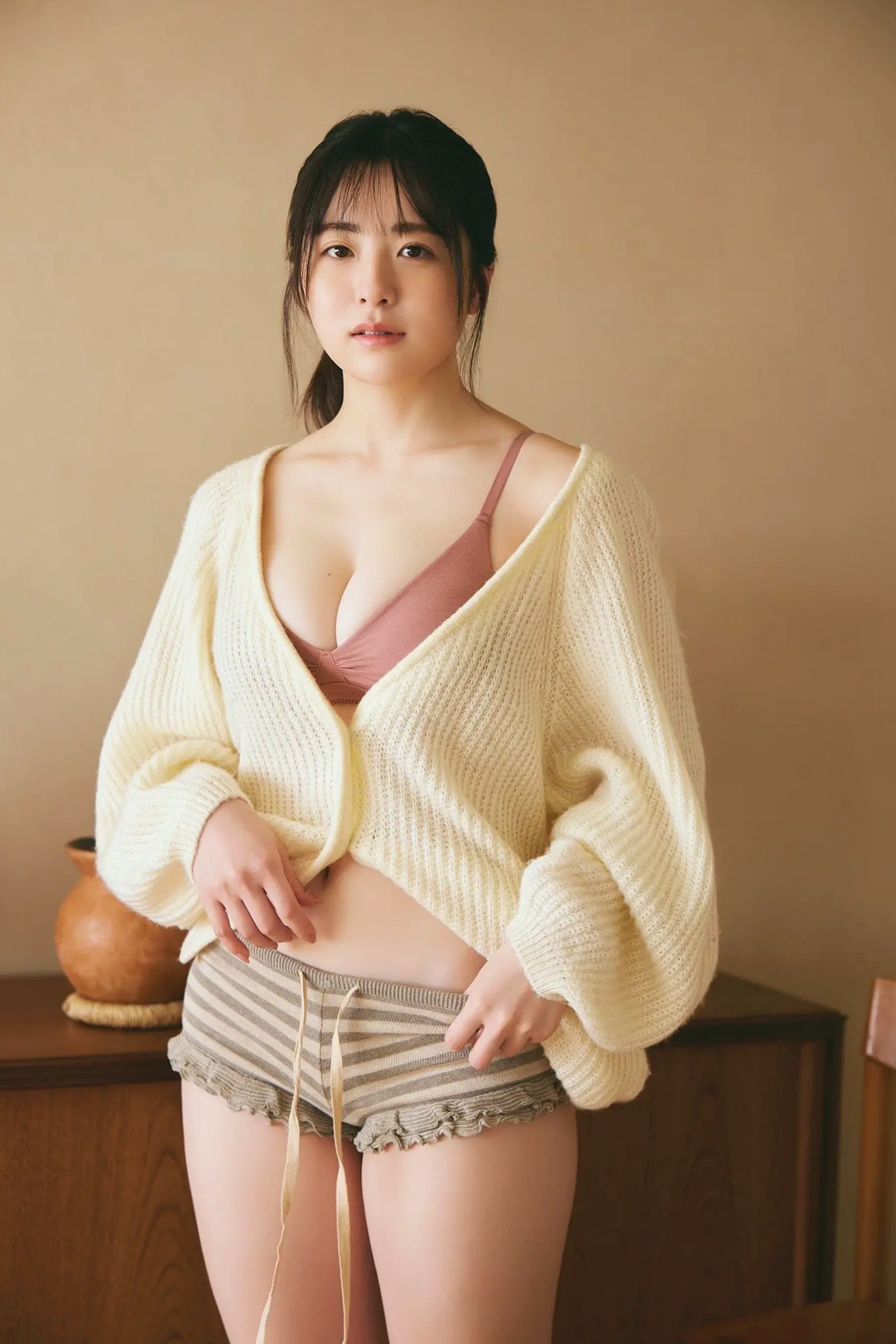 西野夢菜 - 透明感100% 日系清新家居内衣私房写真