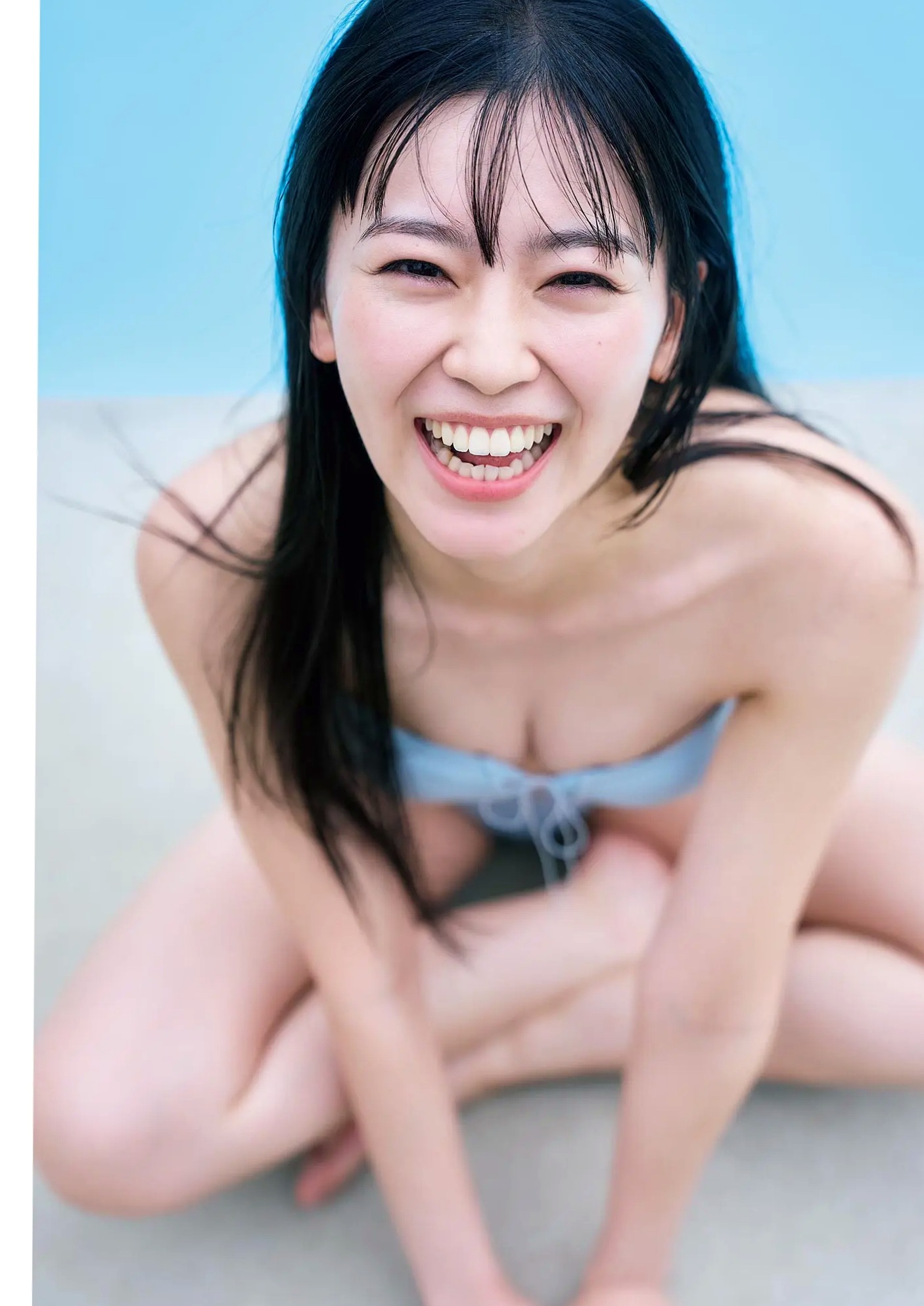 坂井仁香 - ひとかけら 户外泳池比基尼清新写真