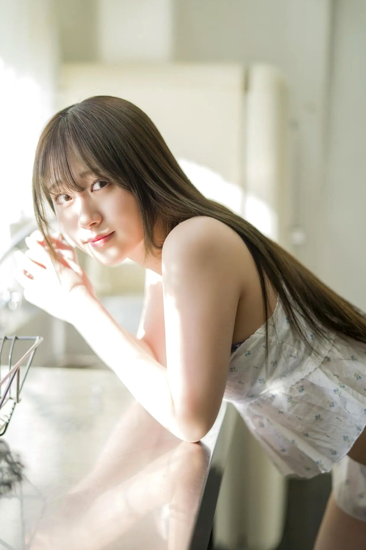 大白桃子 - 白桃 鲜采果实未公开写真集 日系清新家居私房照