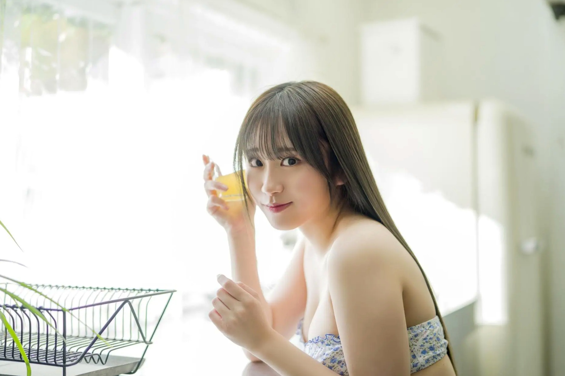 大白桃子 - 白桃 鲜采果实未公开写真集 日系清新家居私房照