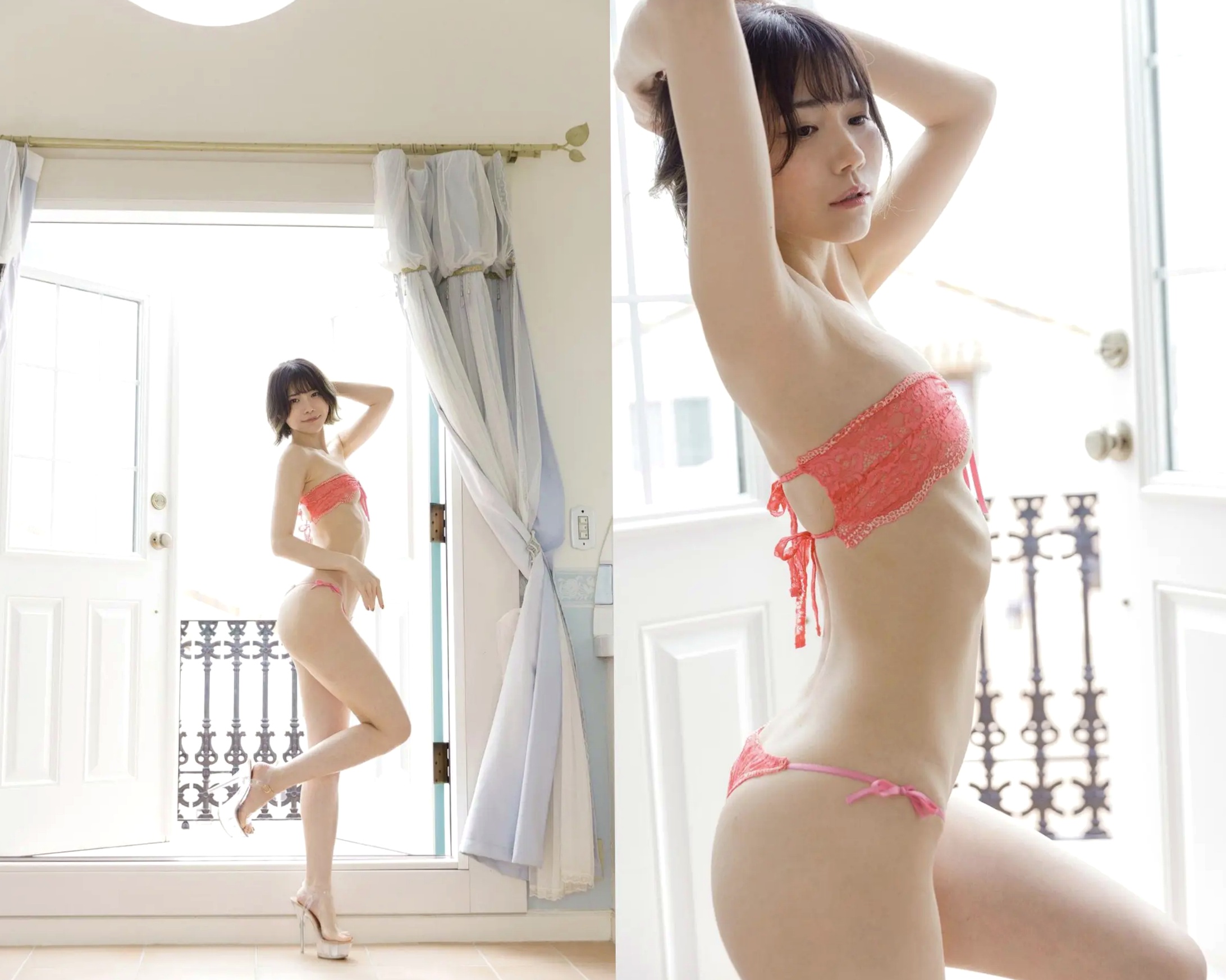 仁藤りさ - にとーが連れてくる夏:日系性感尤物粉色比基尼大尺度私房写真