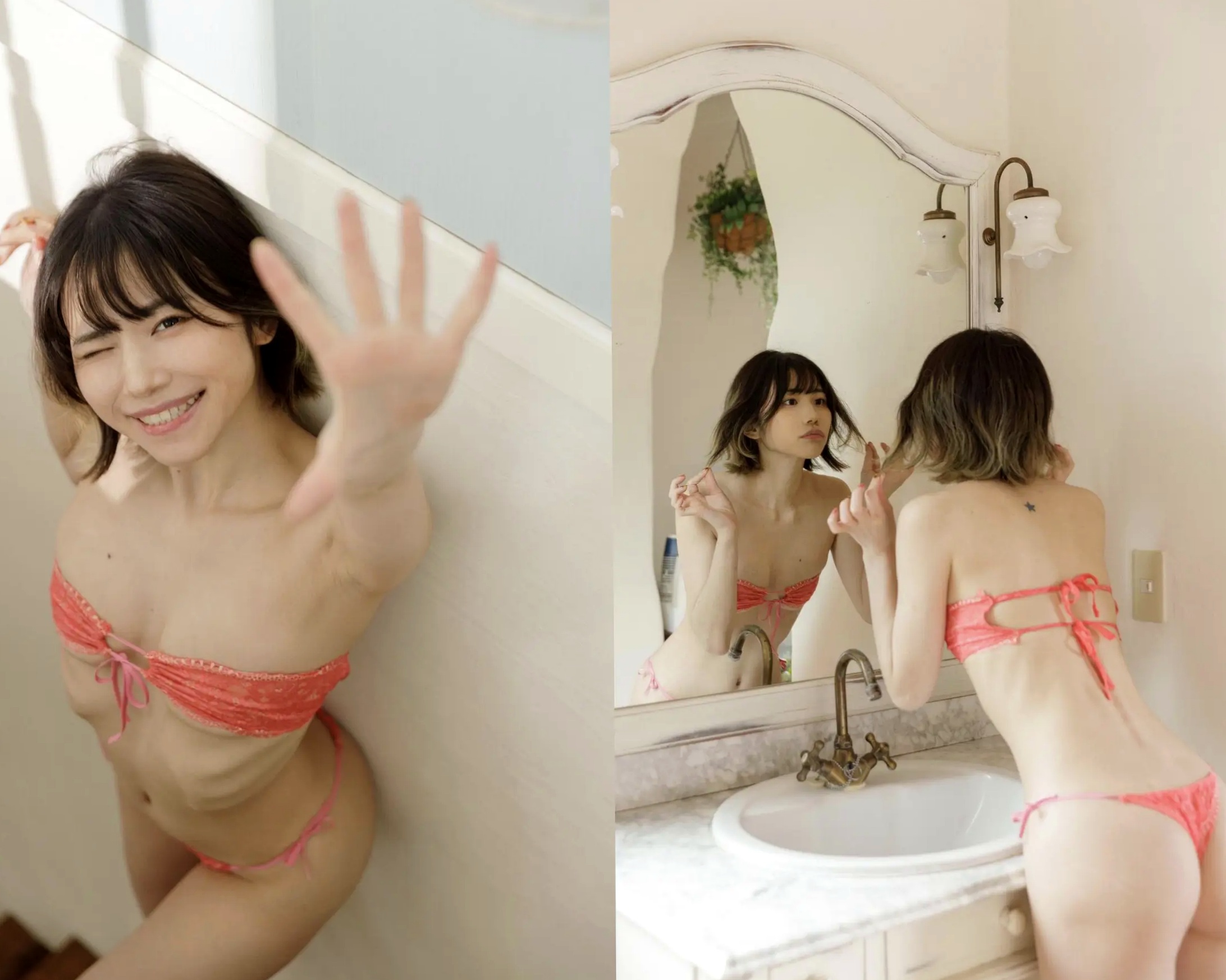 仁藤りさ - にとーが連れてくる夏:日系性感尤物粉色比基尼大尺度私房写真