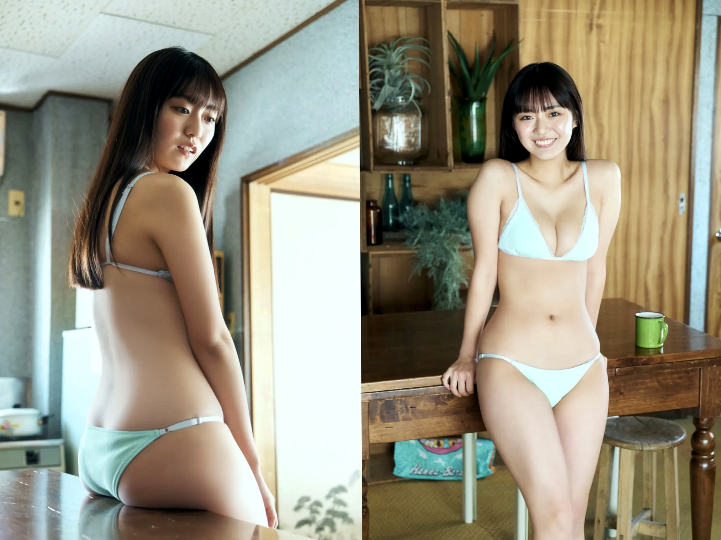 豊田ルナ 丰田露娜《ヒロインは幼馴染み》清新家居写真 性感比基尼与私房连体衣