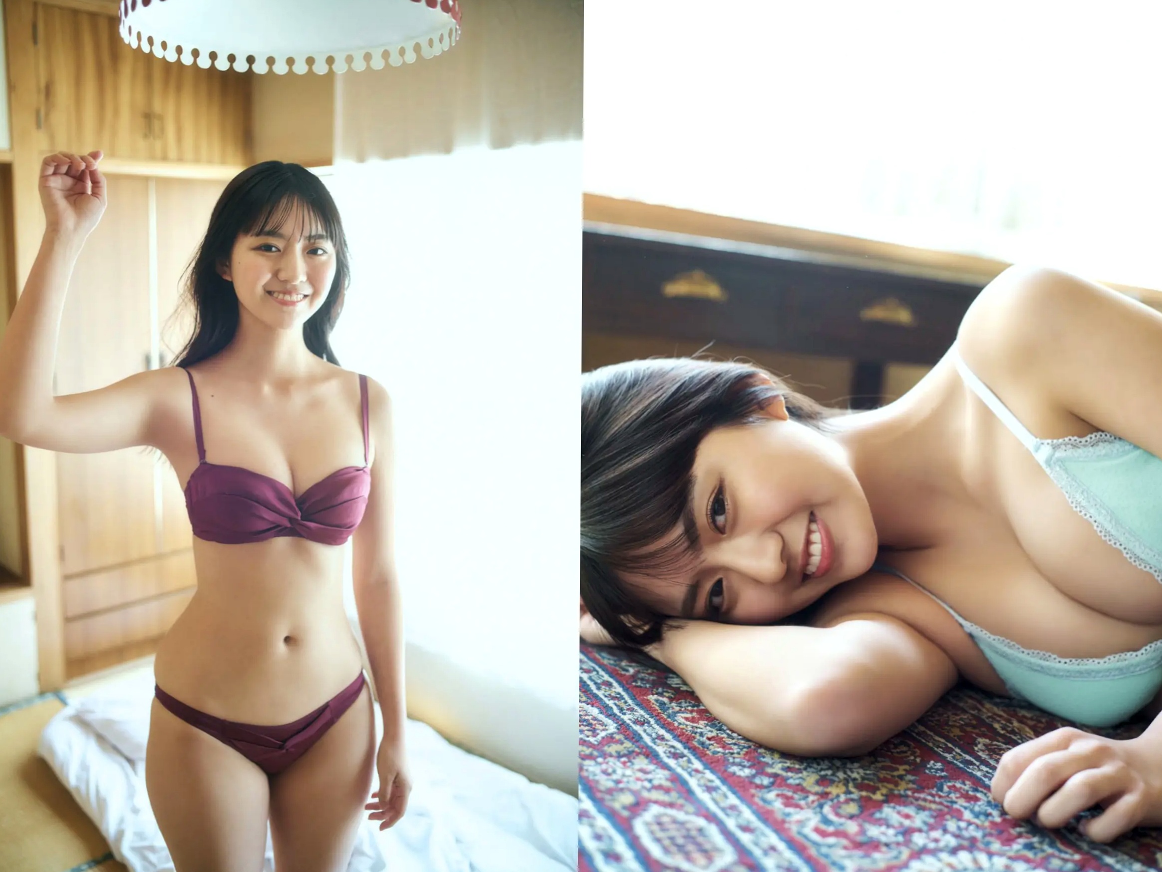 豊田ルナ 丰田露娜《ヒロインは幼馴染み》清新家居写真 性感比基尼与私房连体衣