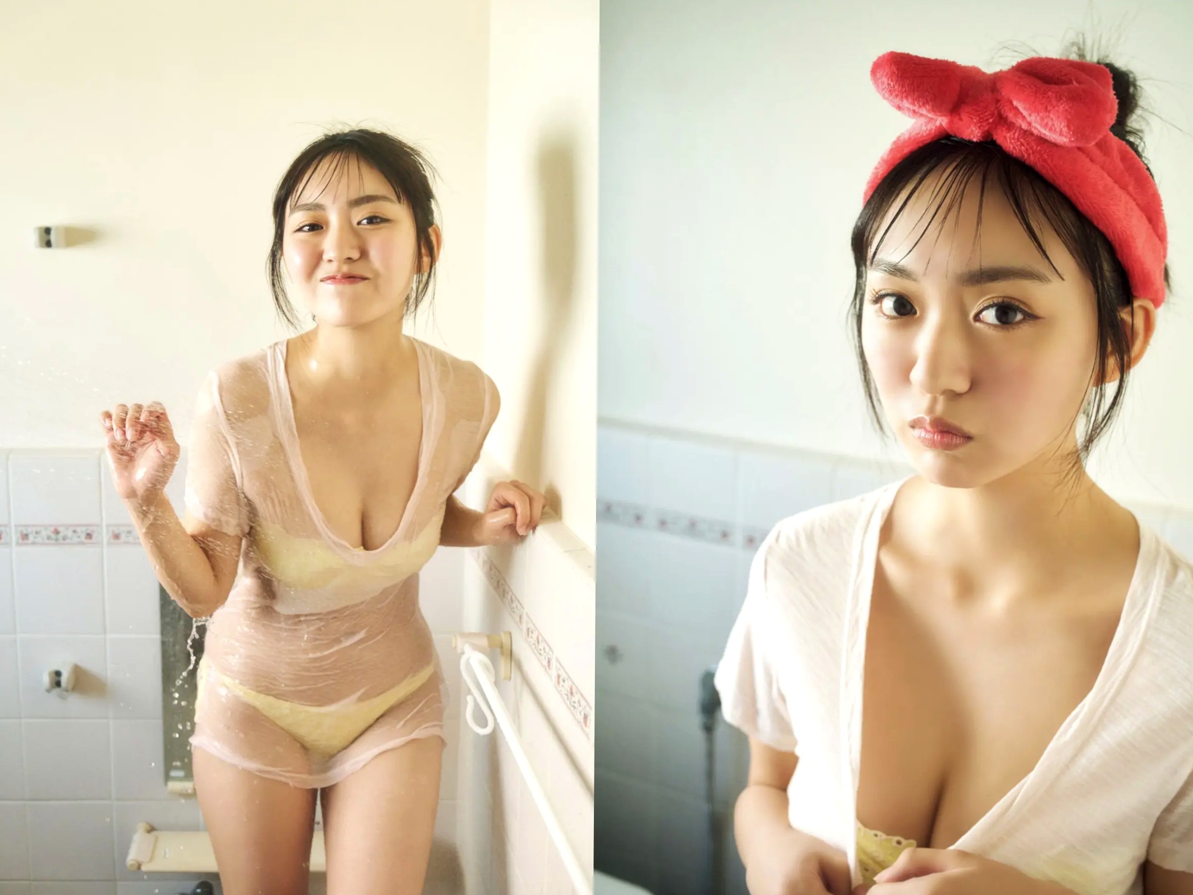 豊田ルナ 丰田露娜《ヒロインは幼馴染み》清新家居写真 性感比基尼与私房连体衣