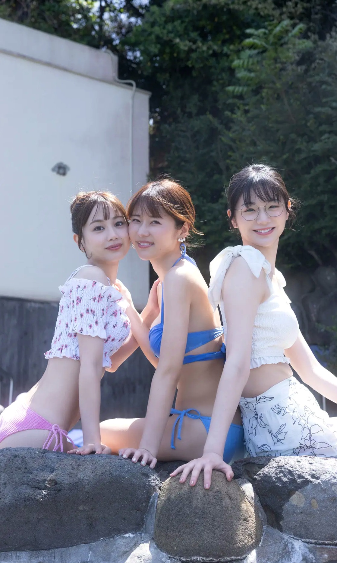 伊藤優衣・水原ゆき・長谷川かすみ - 俺達のあざす。温泉旅馆治愈系私房写真