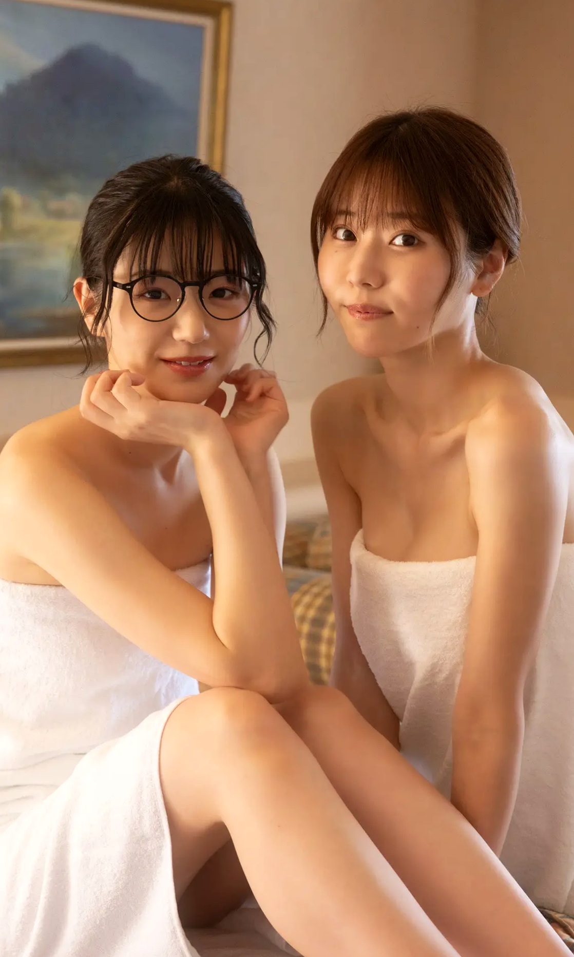 伊藤優衣・水原ゆき・長谷川かすみ - 俺達のあざす。温泉旅馆治愈系私房写真