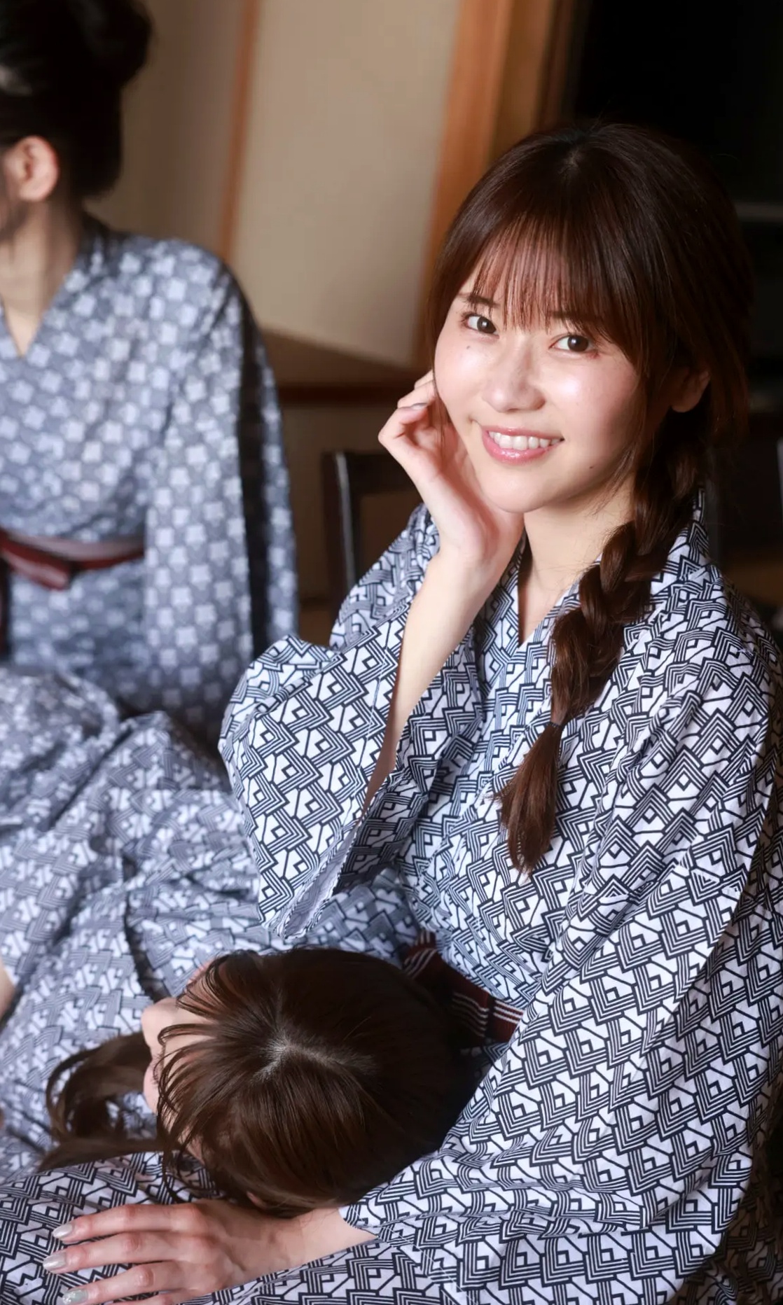 伊藤優衣・水原ゆき・長谷川かすみ - 俺達のあざす。温泉旅馆治愈系私房写真