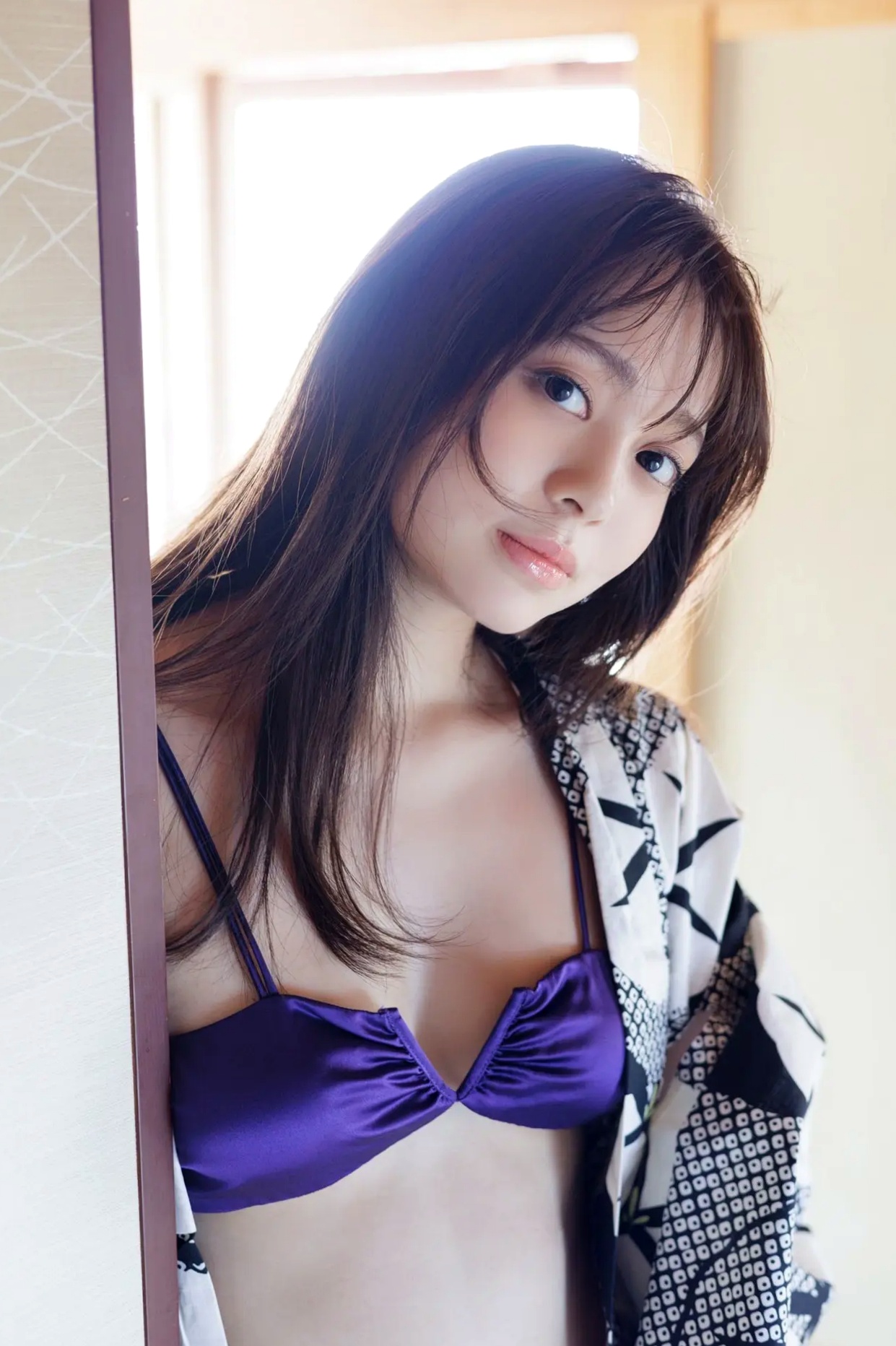蓬莱舞《瑞々しい輝き》日本清纯美少女温泉沙滩比基尼写真