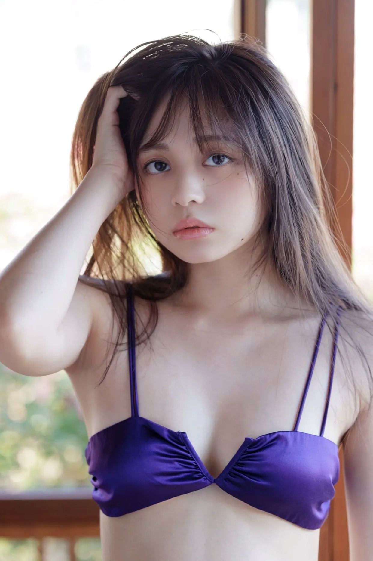 蓬莱舞《瑞々しい輝き》日本清纯美少女温泉沙滩比基尼写真