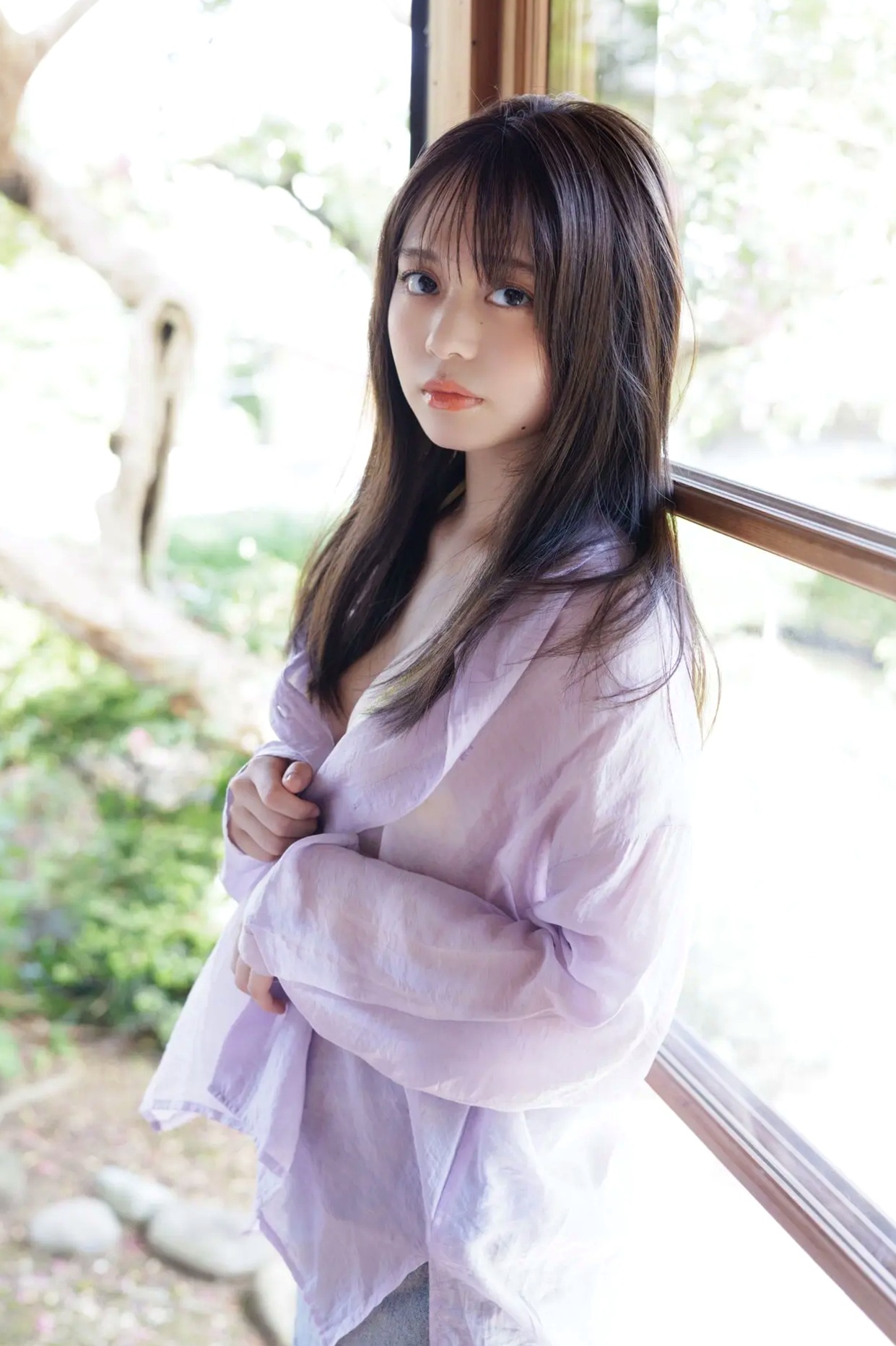 蓬莱舞《瑞々しい輝き》日本清纯美少女温泉沙滩比基尼写真