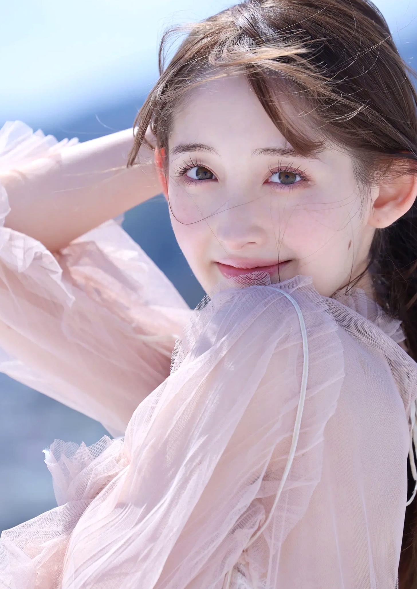 菜那セシル《淡く、ほのかに。》日本美少女户外薄纱与浴室比基尼写真