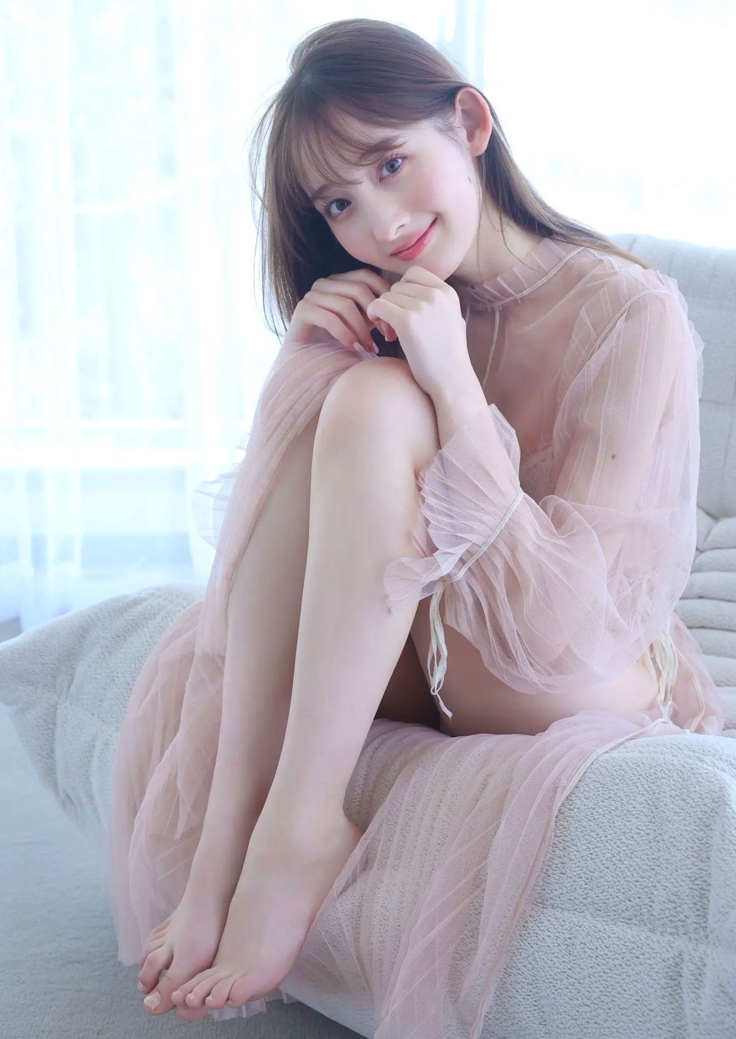 菜那セシル《淡く、ほのかに。》日本美少女户外薄纱与浴室比基尼写真