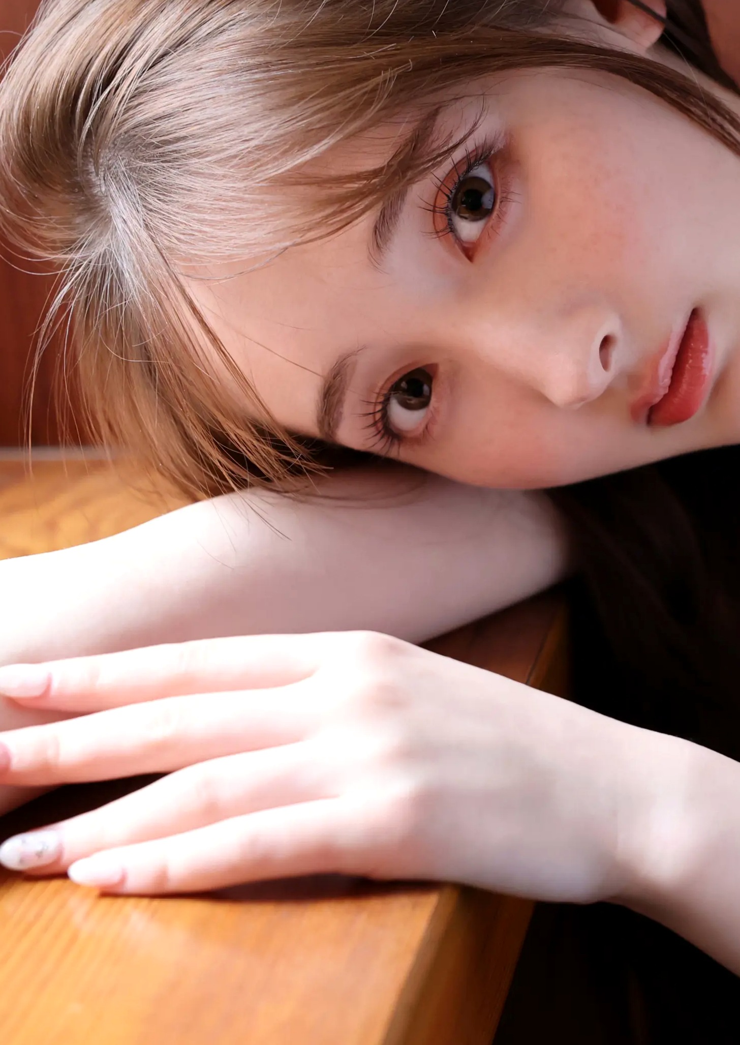 菜那セシル《淡く、ほのかに。》日本美少女户外薄纱与浴室比基尼写真