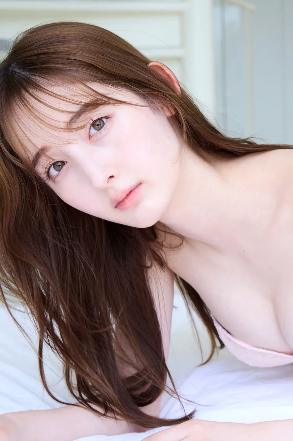 菜那セシル - 海辺の宝石 日系清新夏日泳池比基尼写真