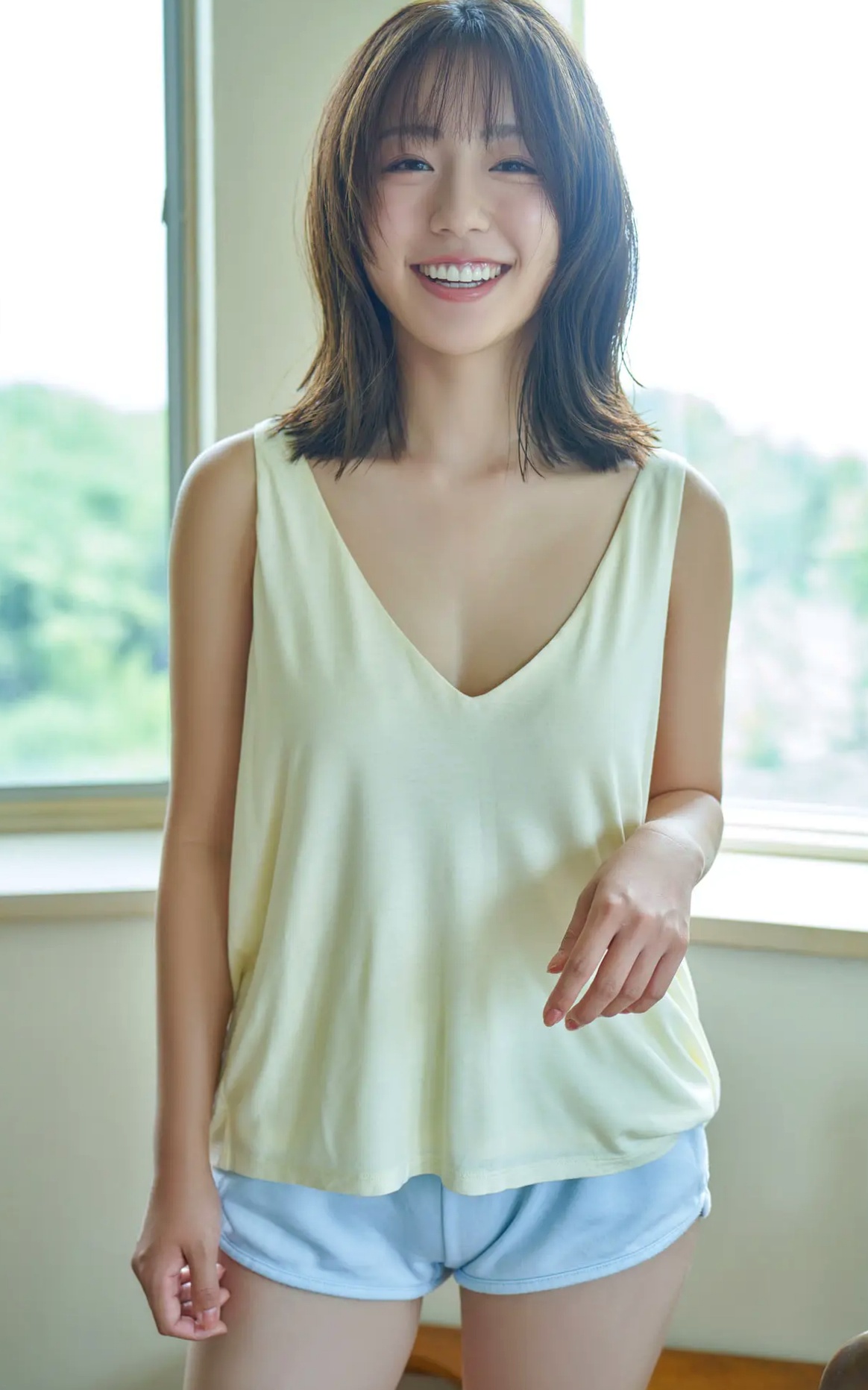 井手美希 - Kiss You 日本清纯美少女性感比基尼泳池写真