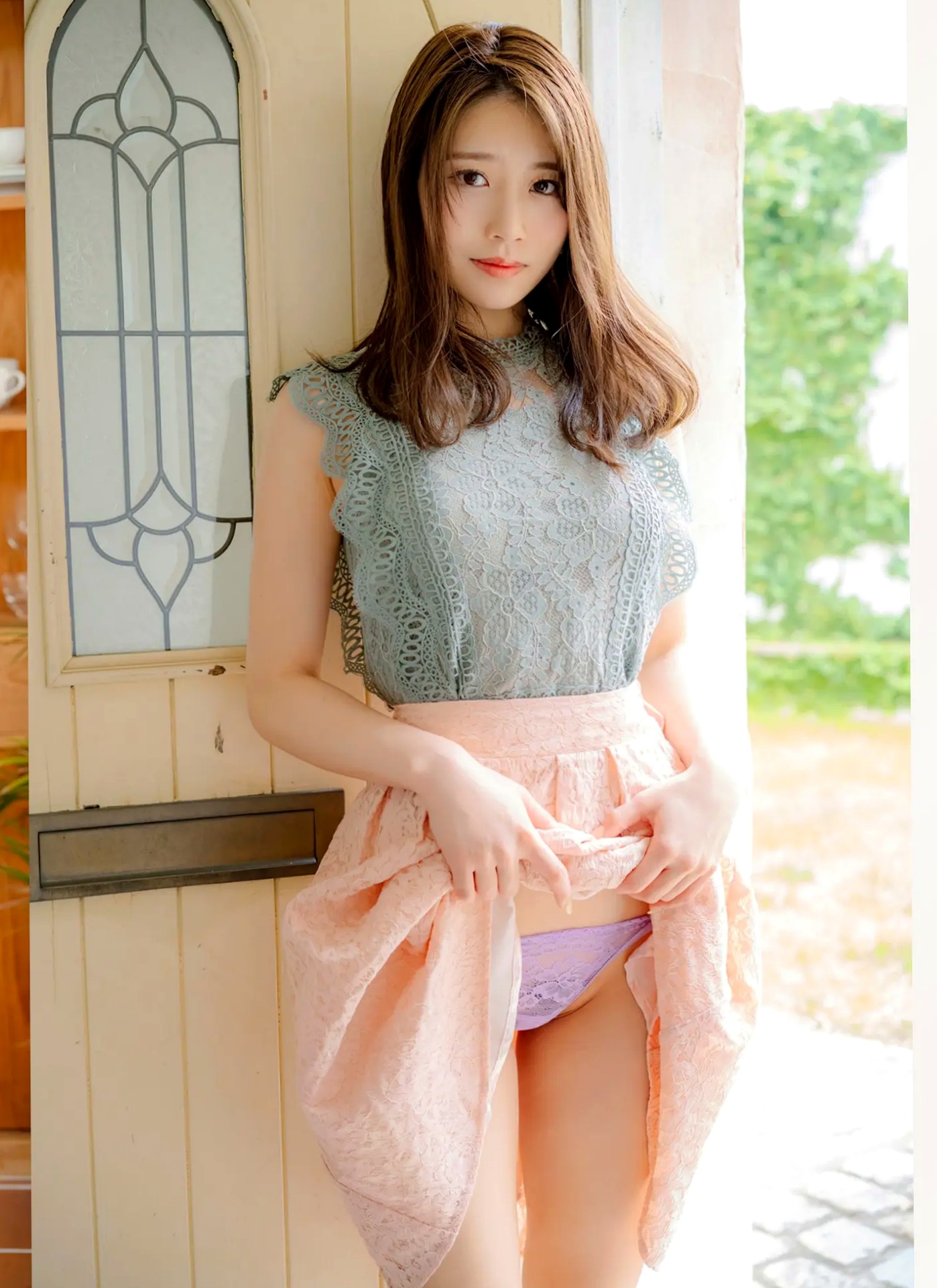 河北彩伽 - 最高の彼女 日系清新家居性感私房照 和服诱惑