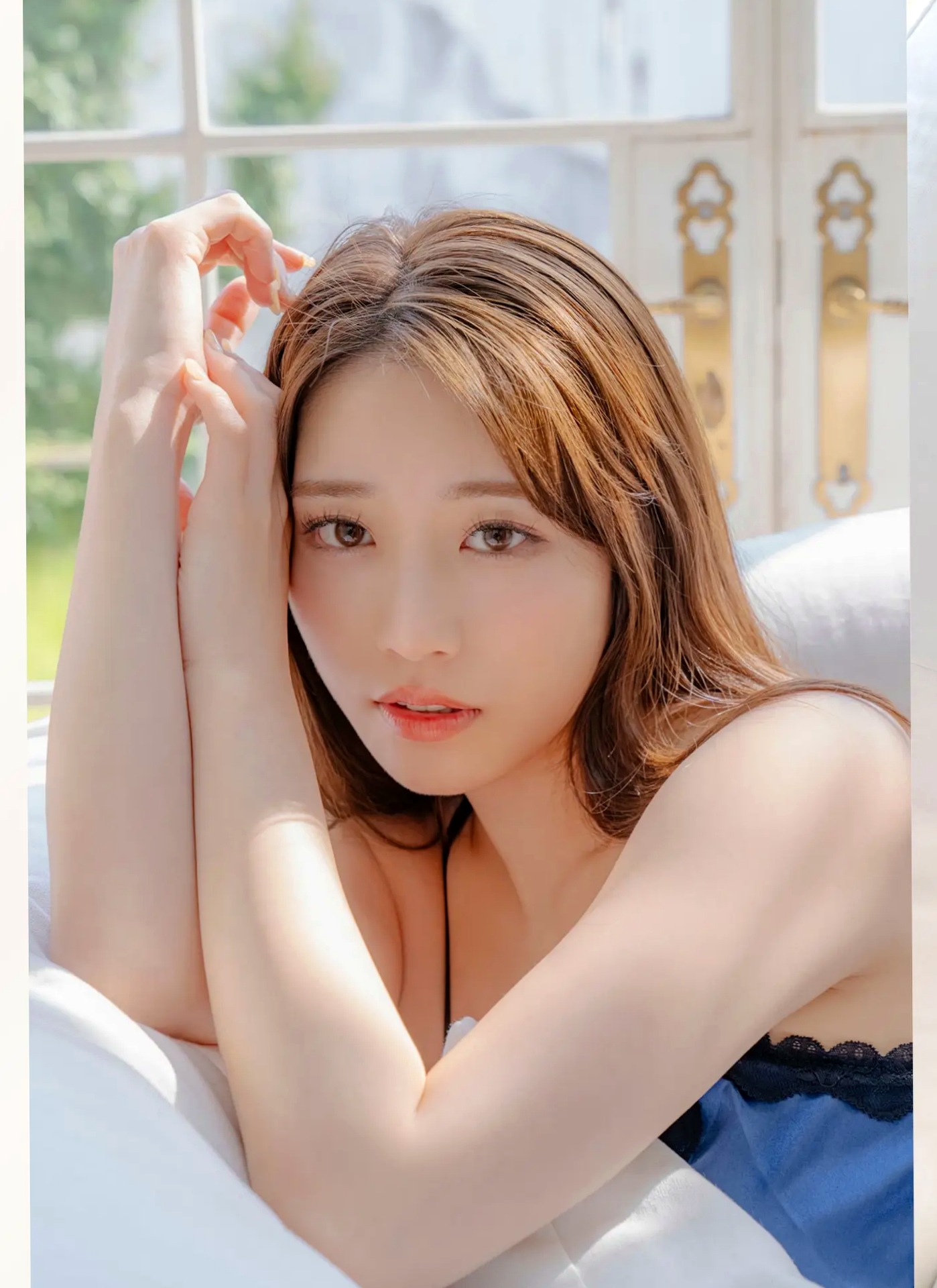 河北彩伽 - 最高の彼女 日系清新家居性感私房照 和服诱惑