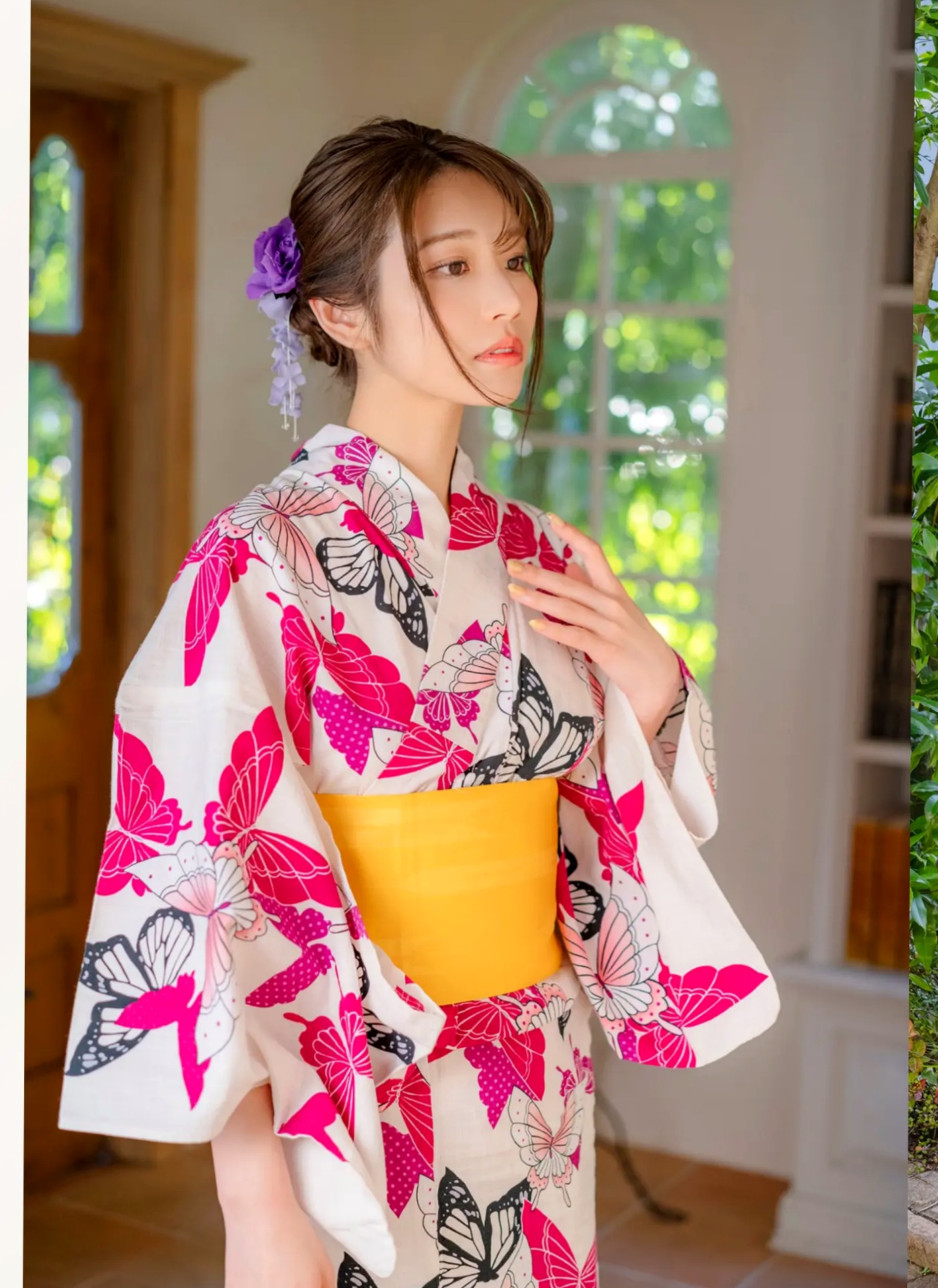 河北彩伽 - 最高の彼女 日系清新家居性感私房照 和服诱惑