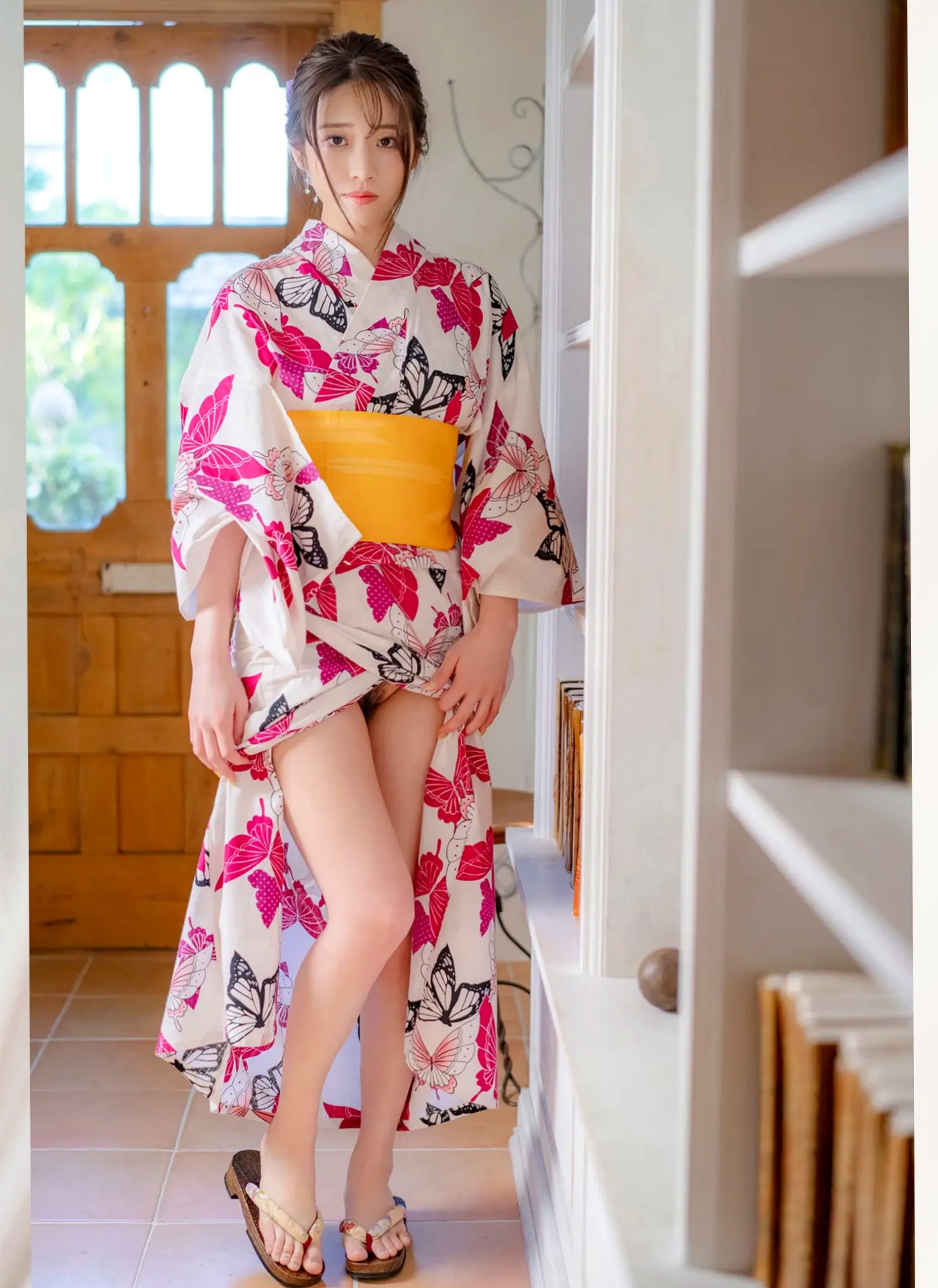 河北彩伽 - 最高の彼女 日系清新家居性感私房照 和服诱惑