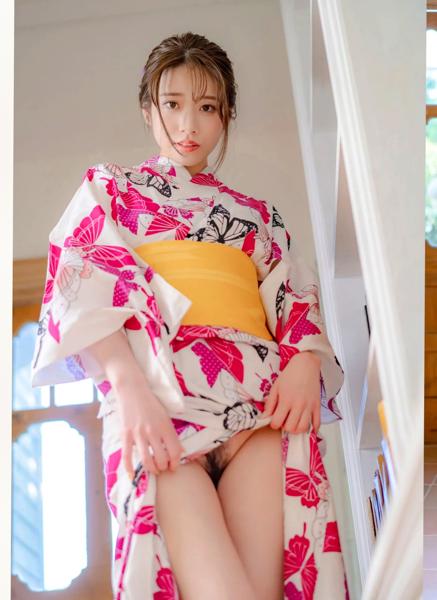 河北彩伽 - 最高の彼女 日系清新家居性感私房照 和服诱惑