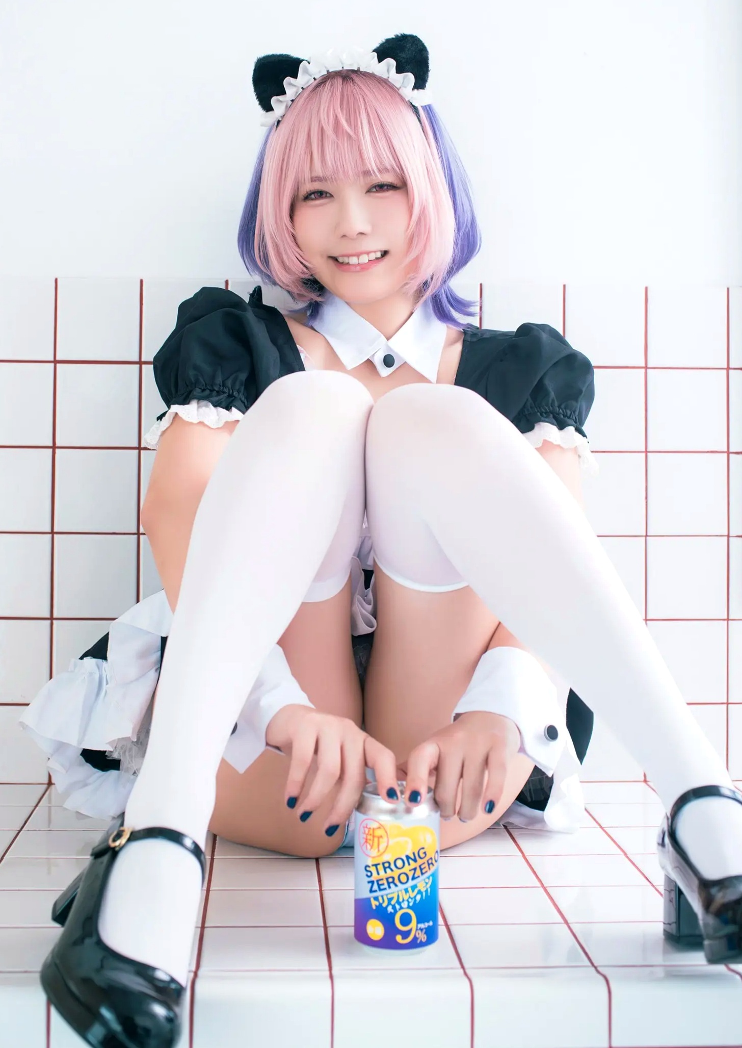 東雲うみ - のあ先輩“の”コスプレ:日本女神比基尼黑丝性感写真