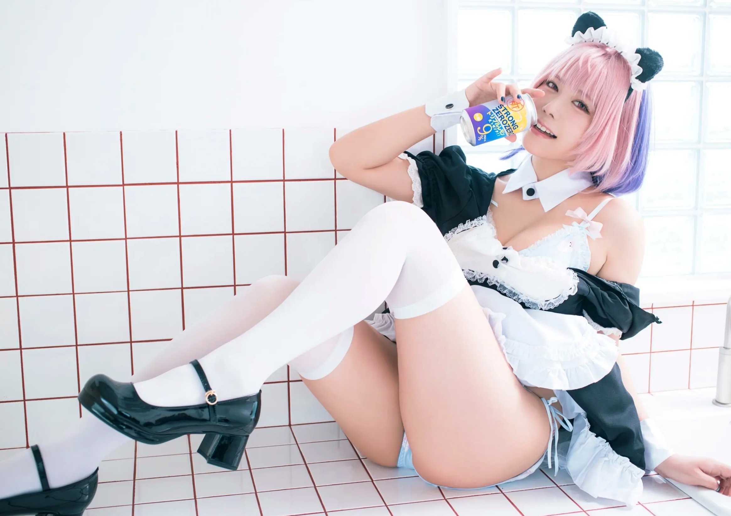 東雲うみ - のあ先輩“の”コスプレ:日本女神比基尼黑丝性感写真