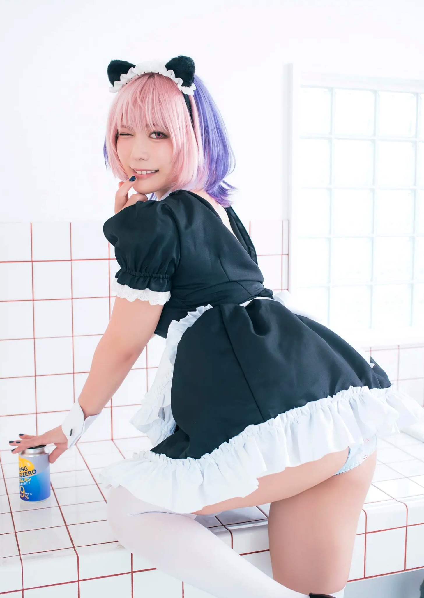 東雲うみ - のあ先輩“の”コスプレ:日本女神比基尼黑丝性感写真