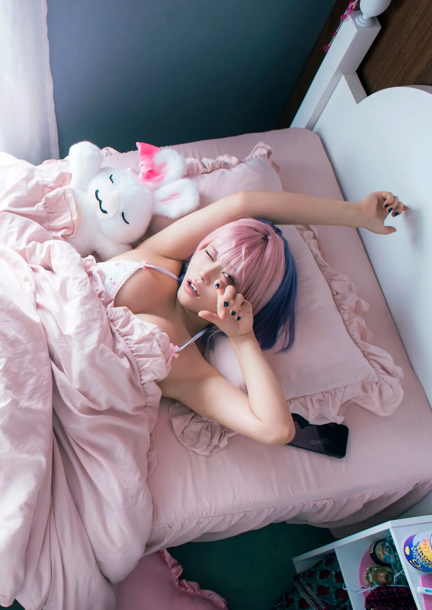 東雲うみ - のあ先輩“の”コスプレ:日本女神比基尼黑丝性感写真