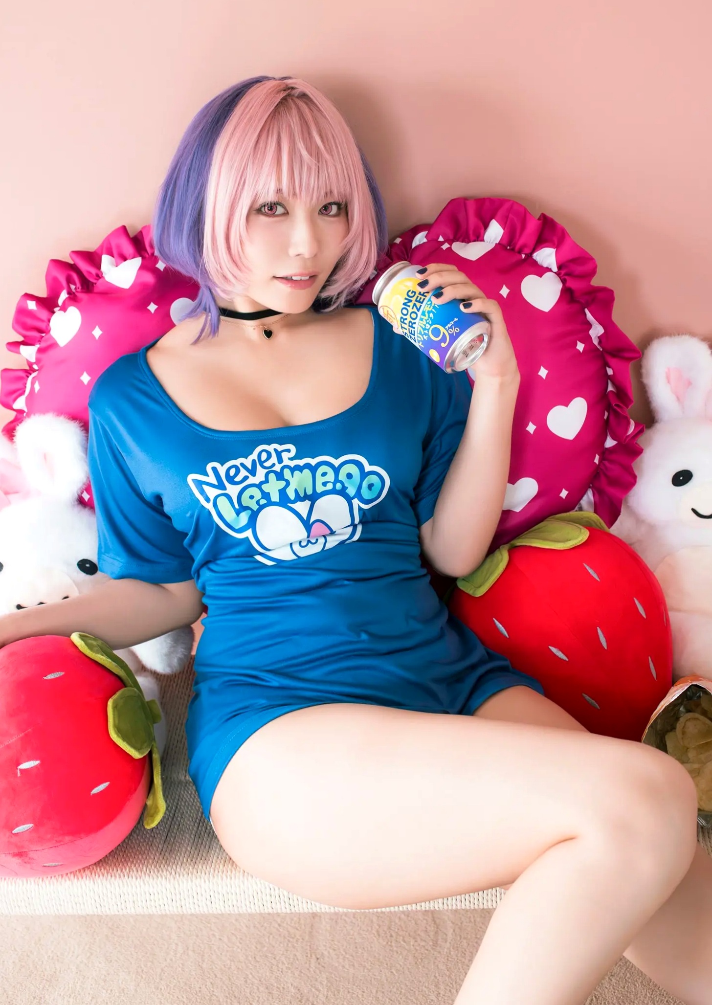 東雲うみ - のあ先輩“の”コスプレ:日本女神比基尼黑丝性感写真
