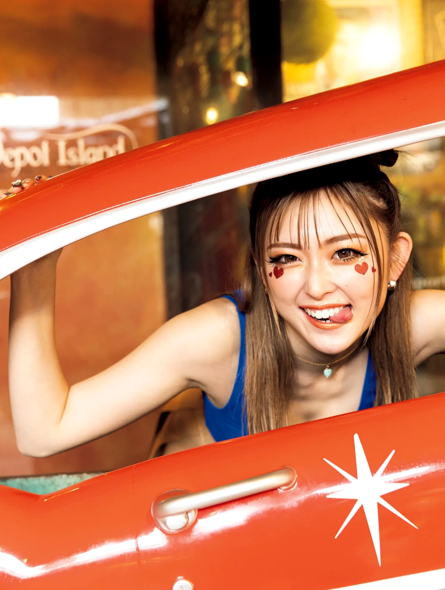ゆうちゃみ - ゆうな 日本性感辣妹写真 湿身诱惑与野性黑丝街拍