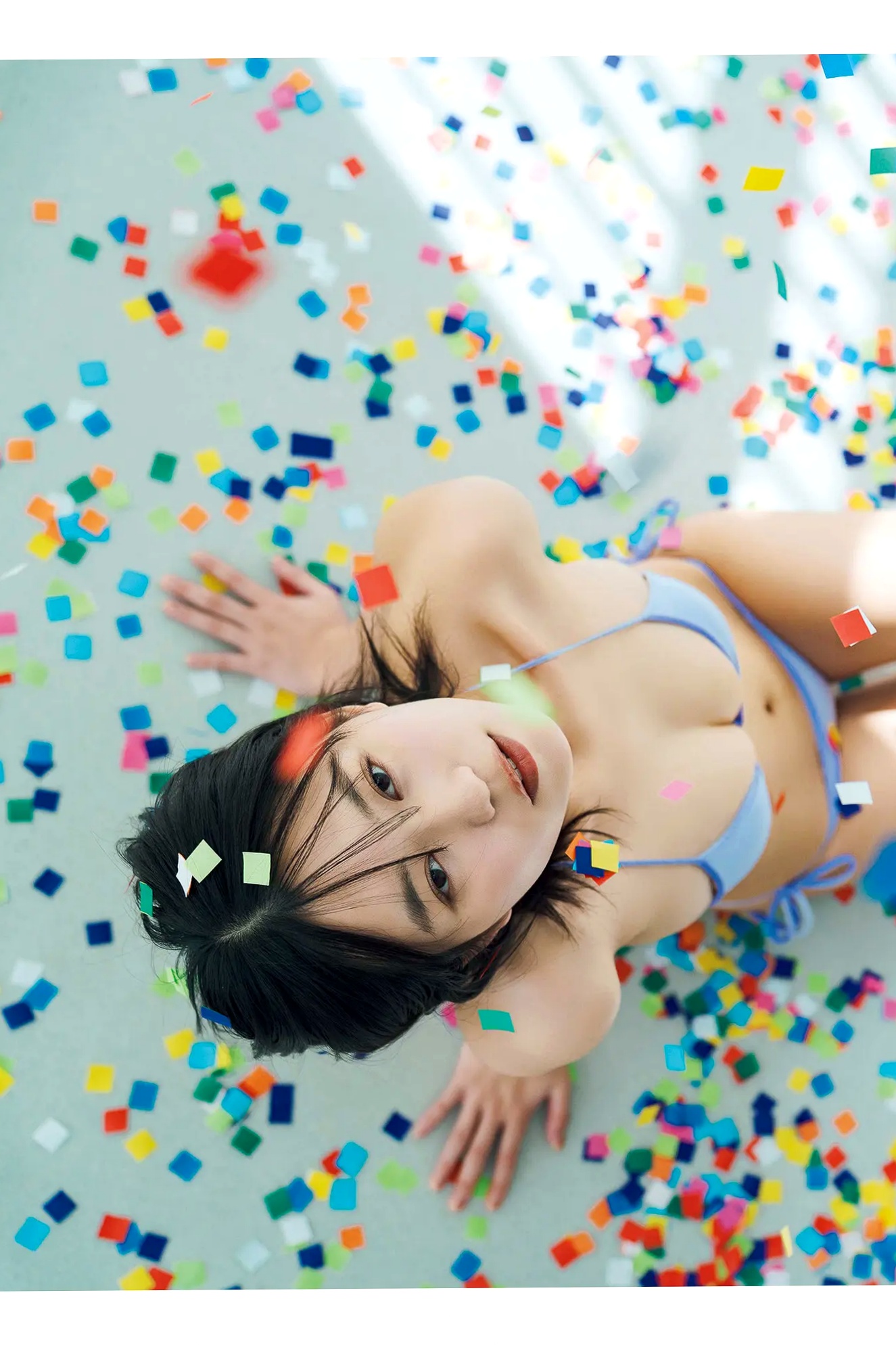 川道さら - 虹色シャワー 清新日光比基尼性感写真