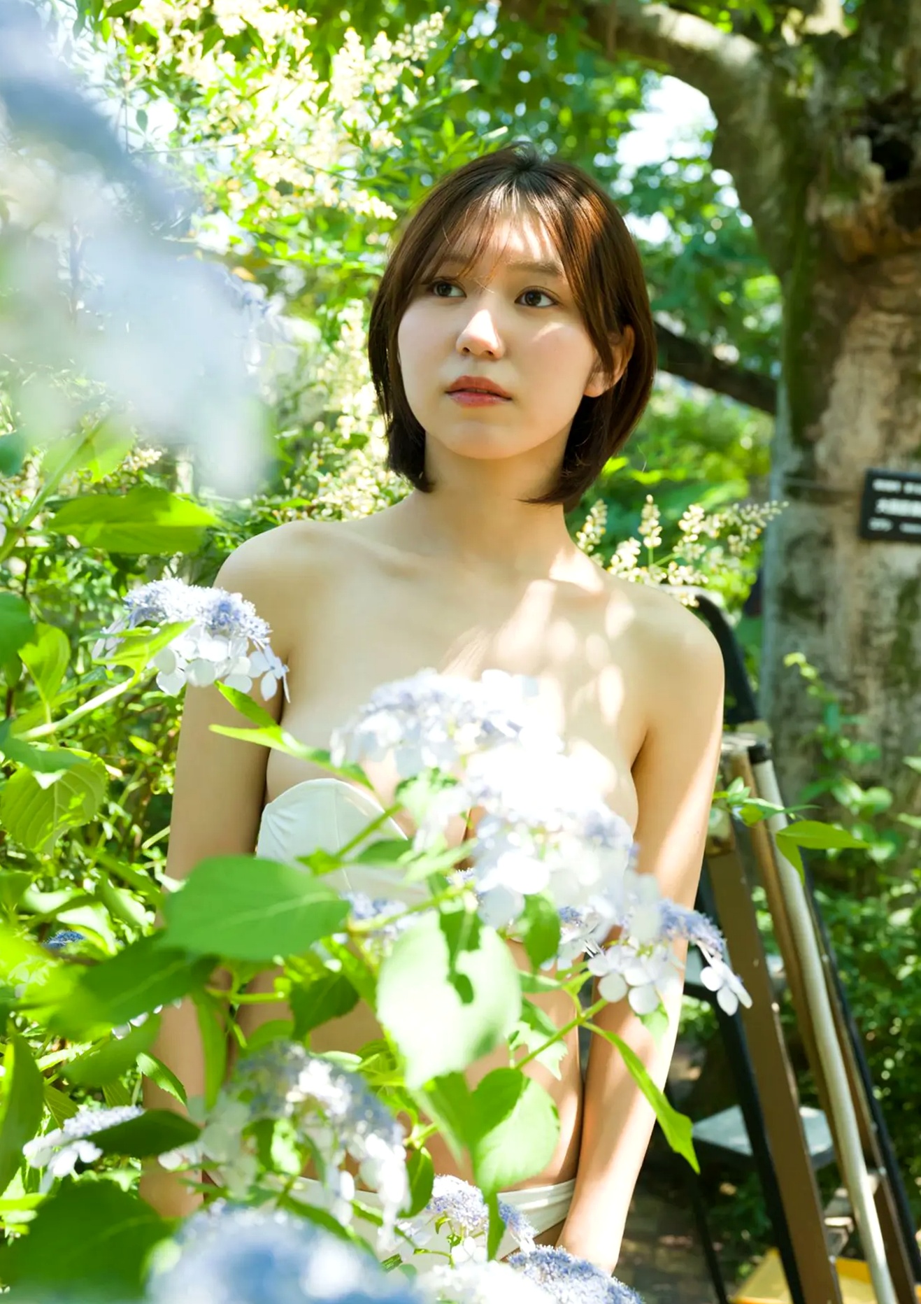 川道さら - wave:日本性感女神清新私房与户外泳池写真