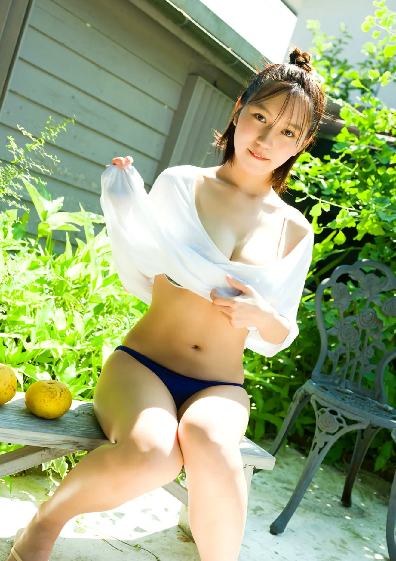 川道さら - wave:日本性感女神清新私房与户外泳池写真