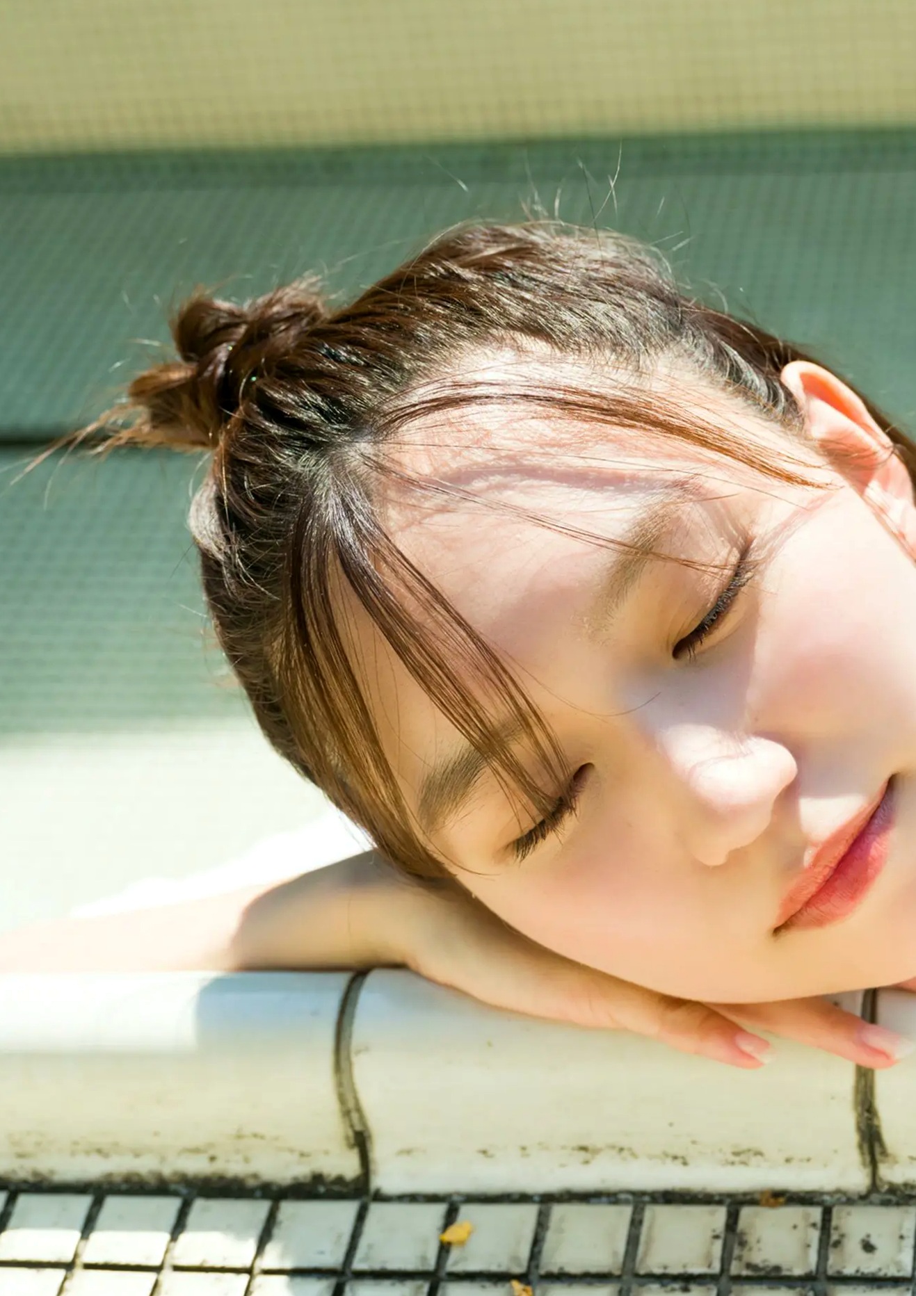 川道さら - wave:日本性感女神清新私房与户外泳池写真