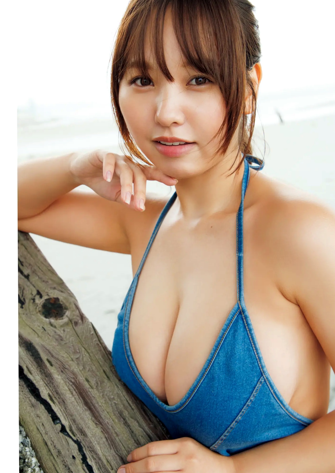 《本郷柚巴 - いつのまに、》日本性感写真 湿身诱惑与户外丰满美姿