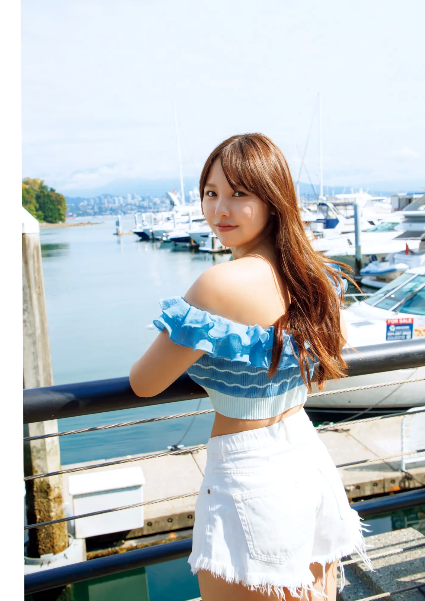 《本郷柚巴 - いつのまに、》日本性感写真 湿身诱惑与户外丰满美姿