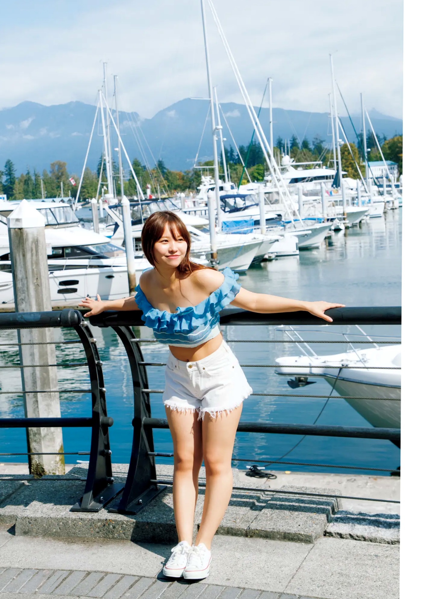 《本郷柚巴 - いつのまに、》日本性感写真 湿身诱惑与户外丰满美姿