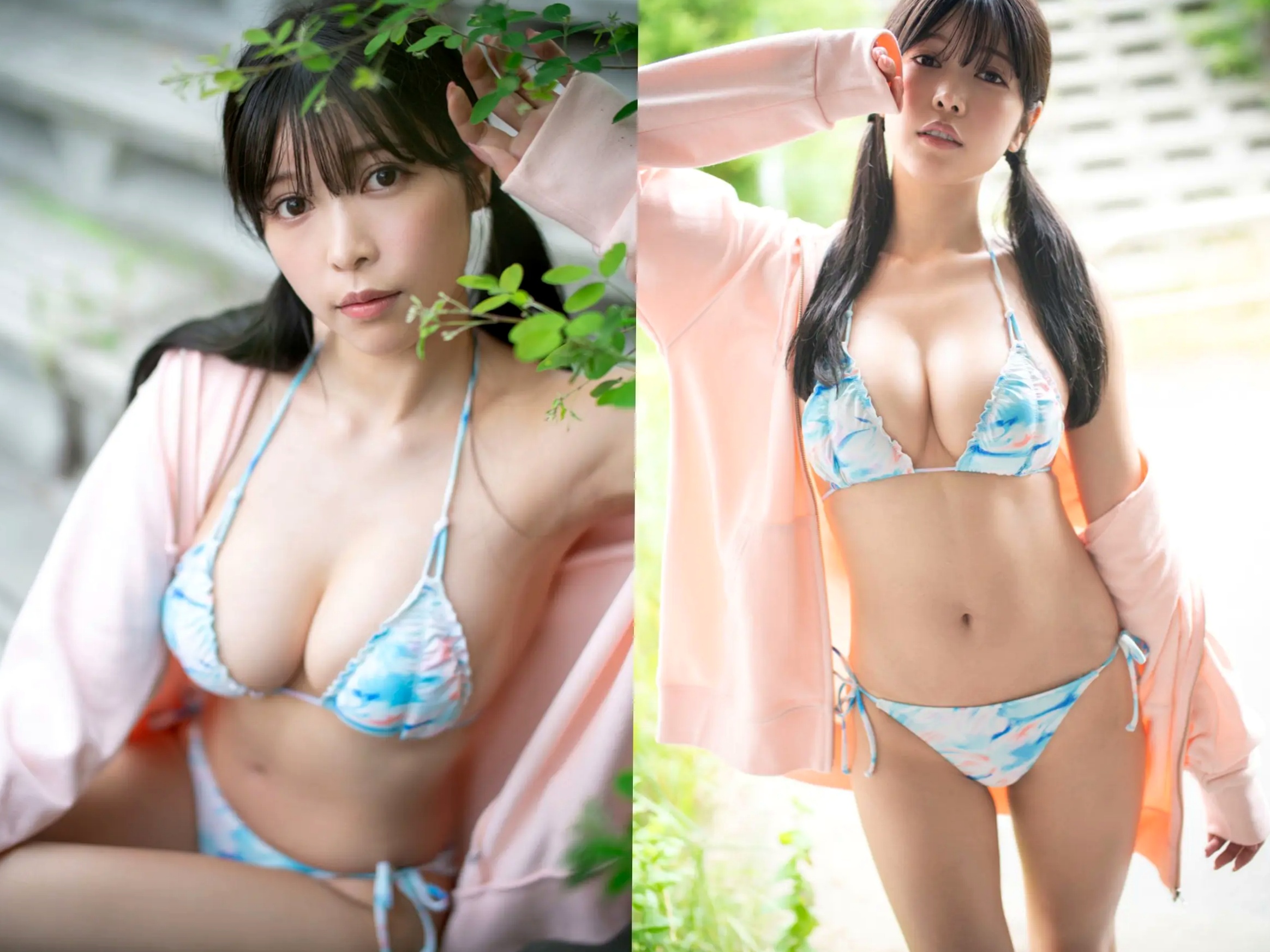 七瀬なな - 無敵のVenus:日本女神浴室湿身诱惑与户外比基尼和服写真