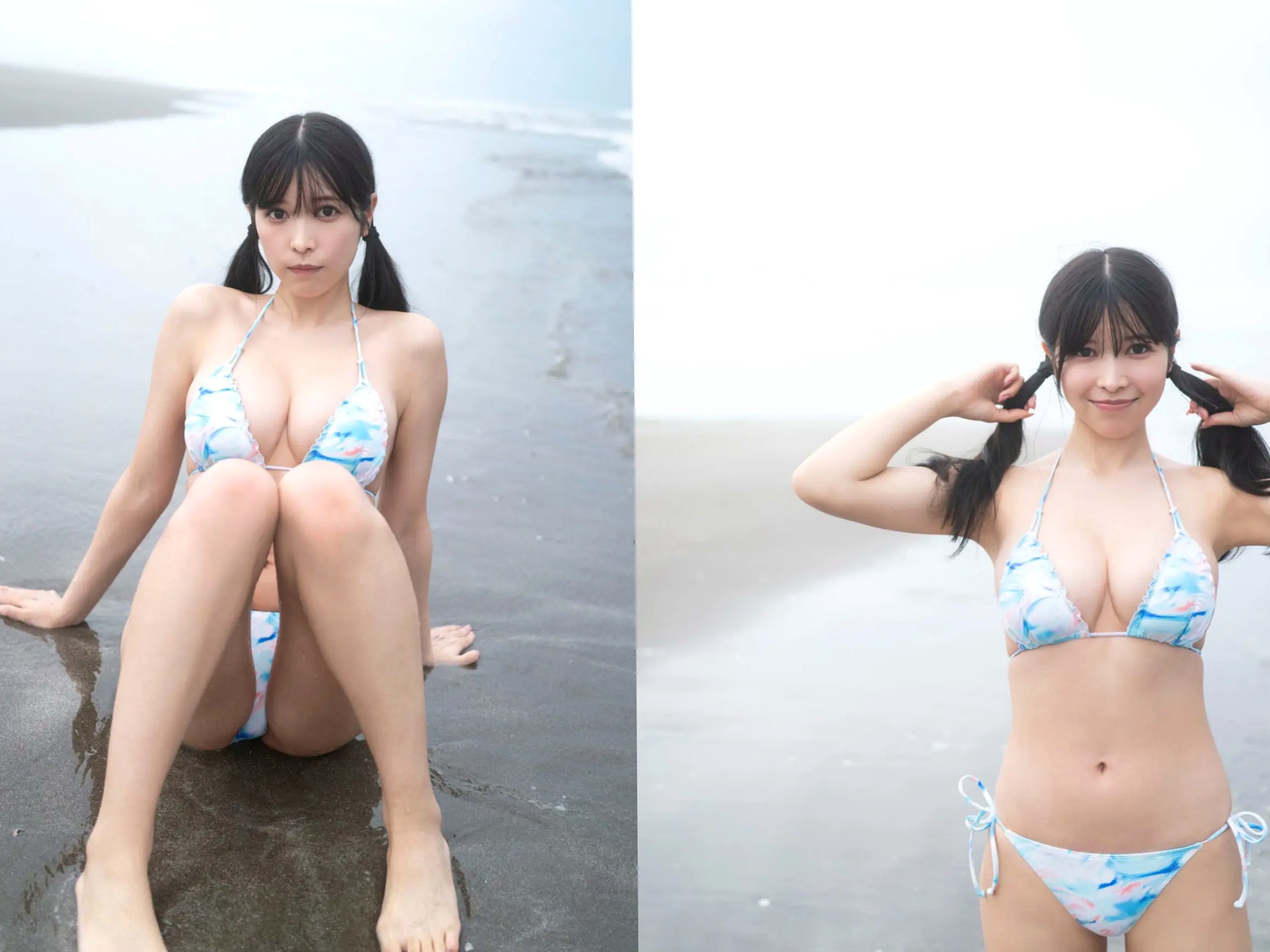 七瀬なな - 無敵のVenus:日本女神浴室湿身诱惑与户外比基尼和服写真