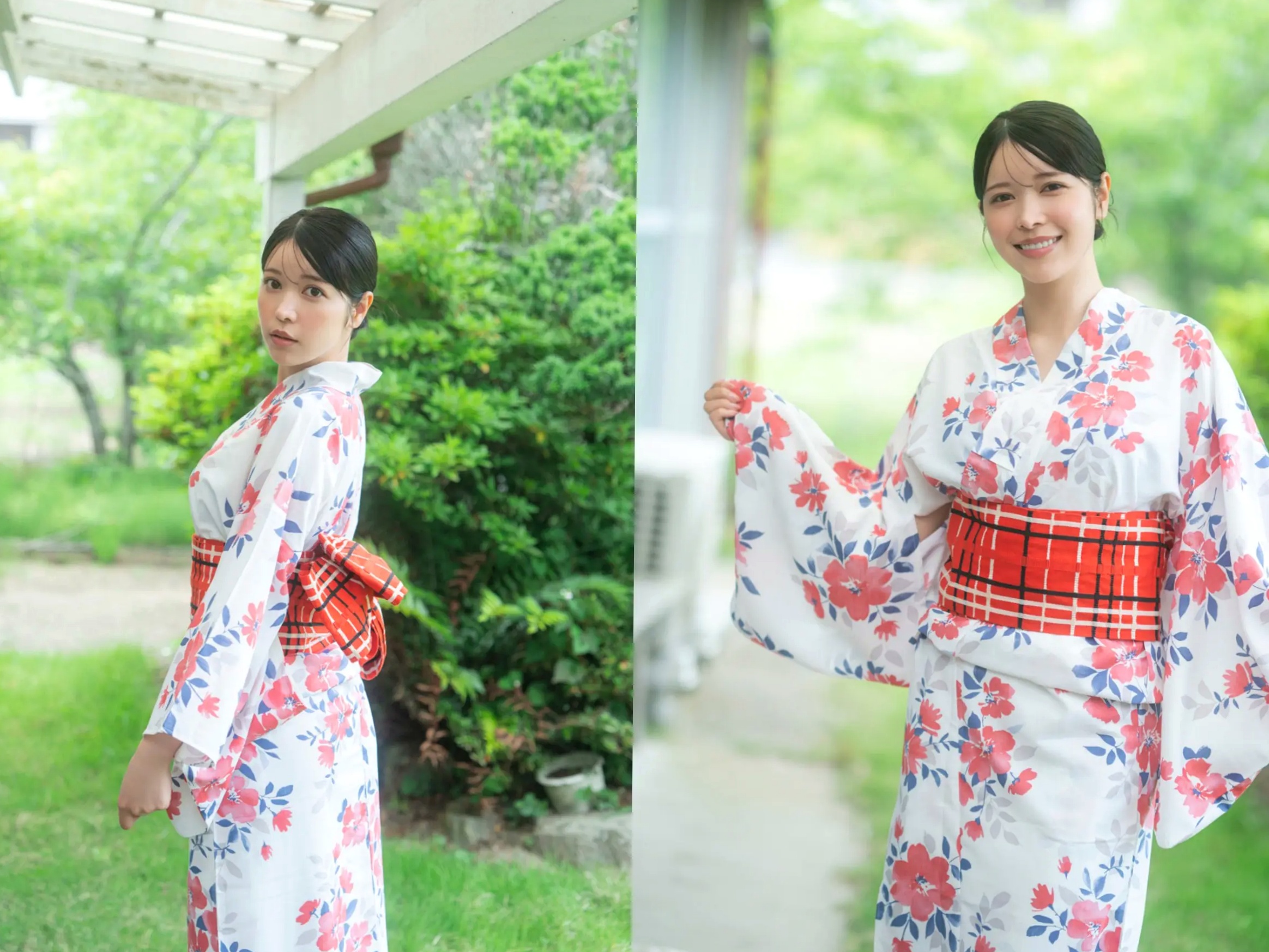 七瀬なな - 無敵のVenus:日本女神浴室湿身诱惑与户外比基尼和服写真