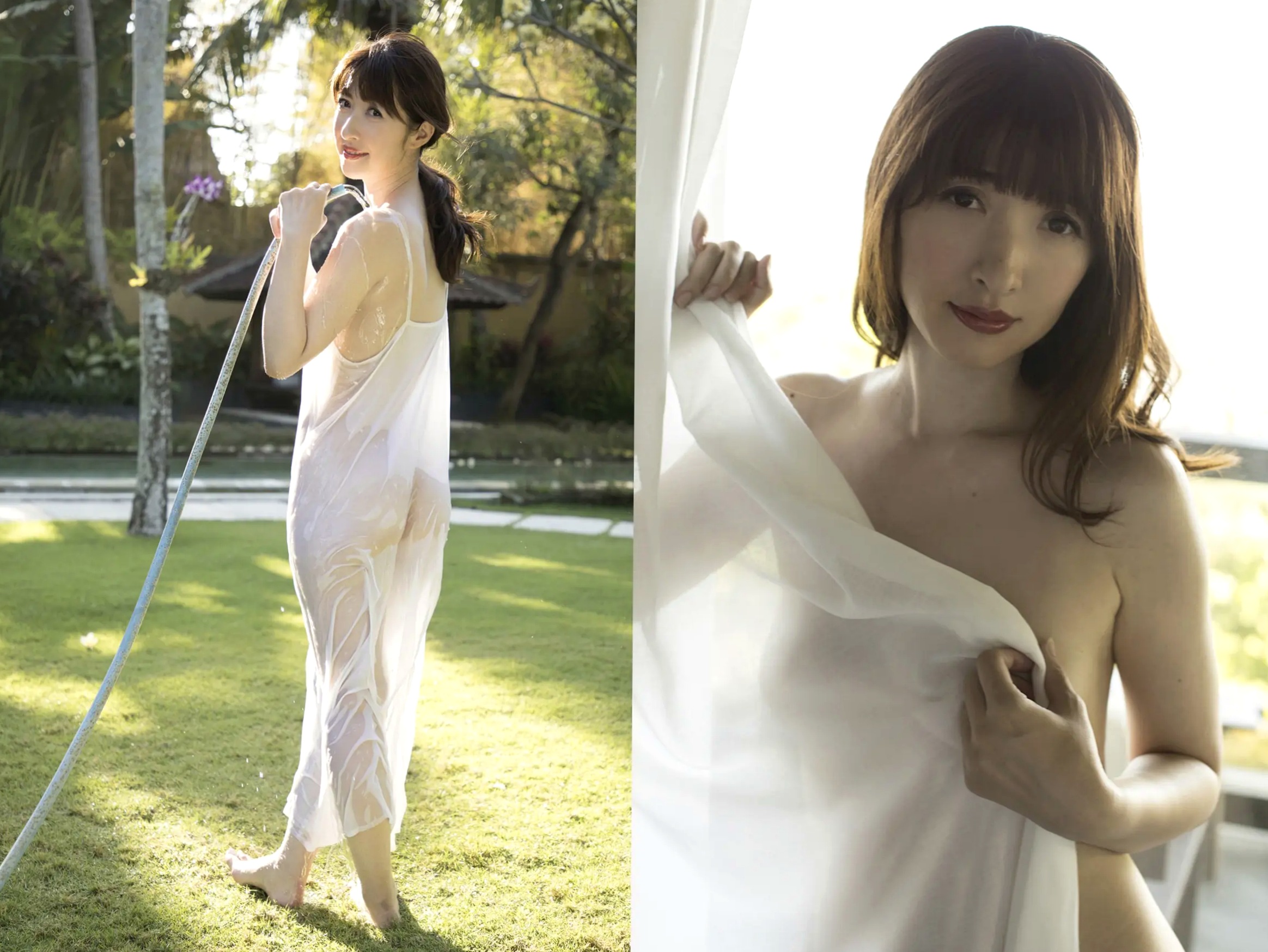 雨宮奈生 - 大人の時間:日本女神浴室私房性感写真