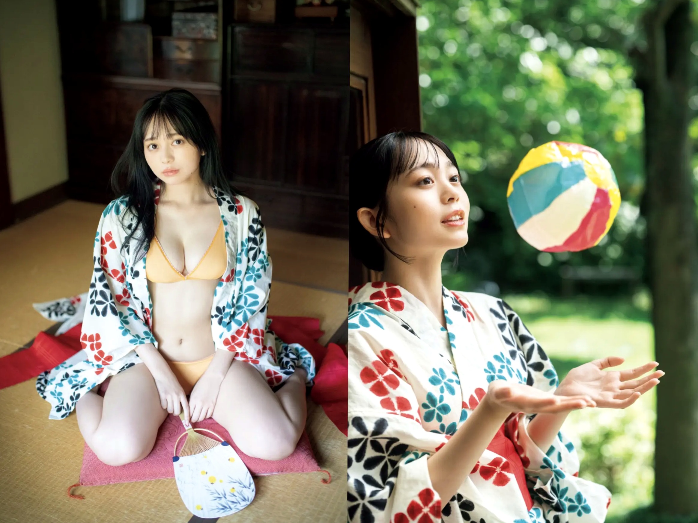 蓬莱舞 - 無垢な誘惑 日系和服私房与浴室湿身性感内衣写真