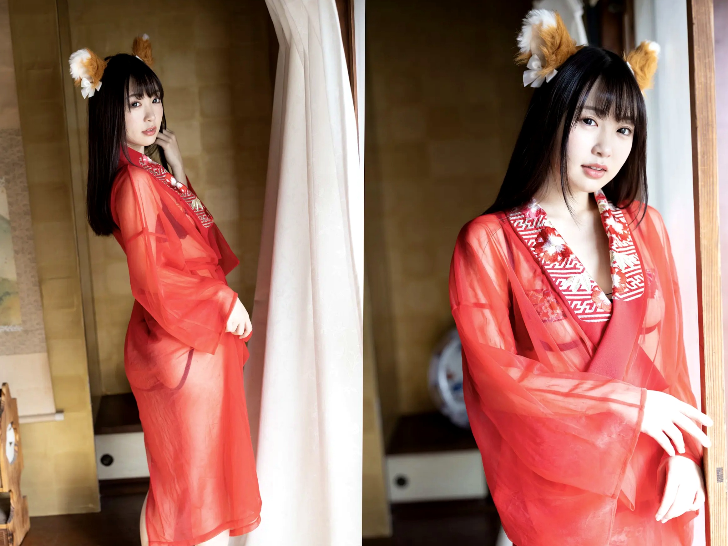 崎川みずき - Seven Transformations 七変化 日本女神私房内衣黑丝性感写真