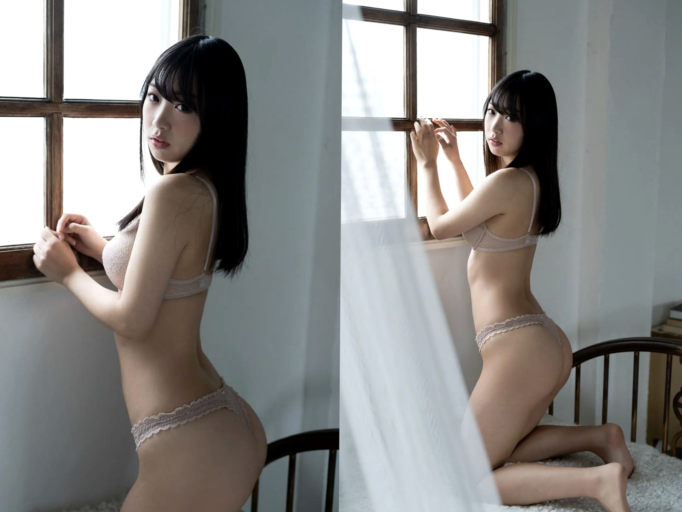 崎川みずき - Seven Transformations 七変化 日本女神私房内衣黑丝性感写真