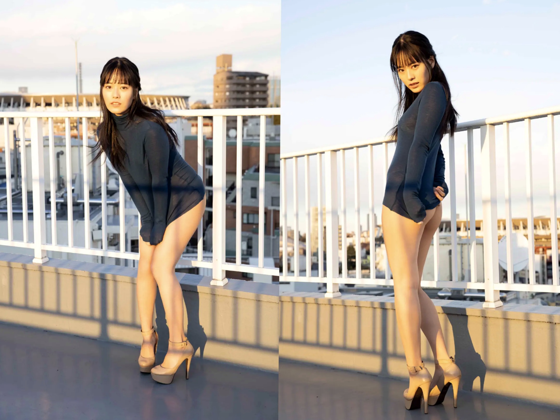 東雲うみ - 商社OL破れちゃった 日本性感女神东云海火辣私房内衣美臀写真