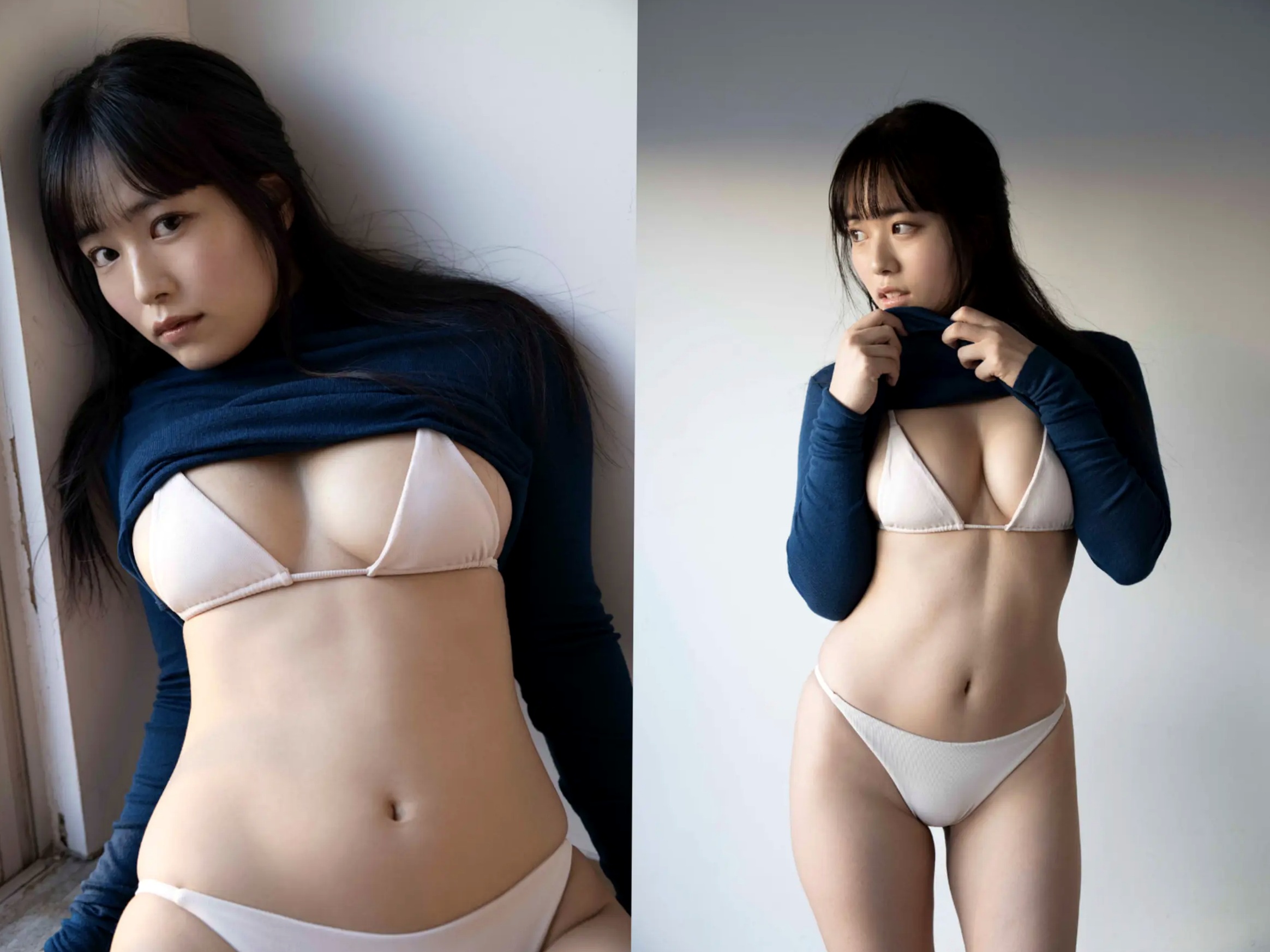 東雲うみ - 商社OL破れちゃった 日本性感女神东云海火辣私房内衣美臀写真