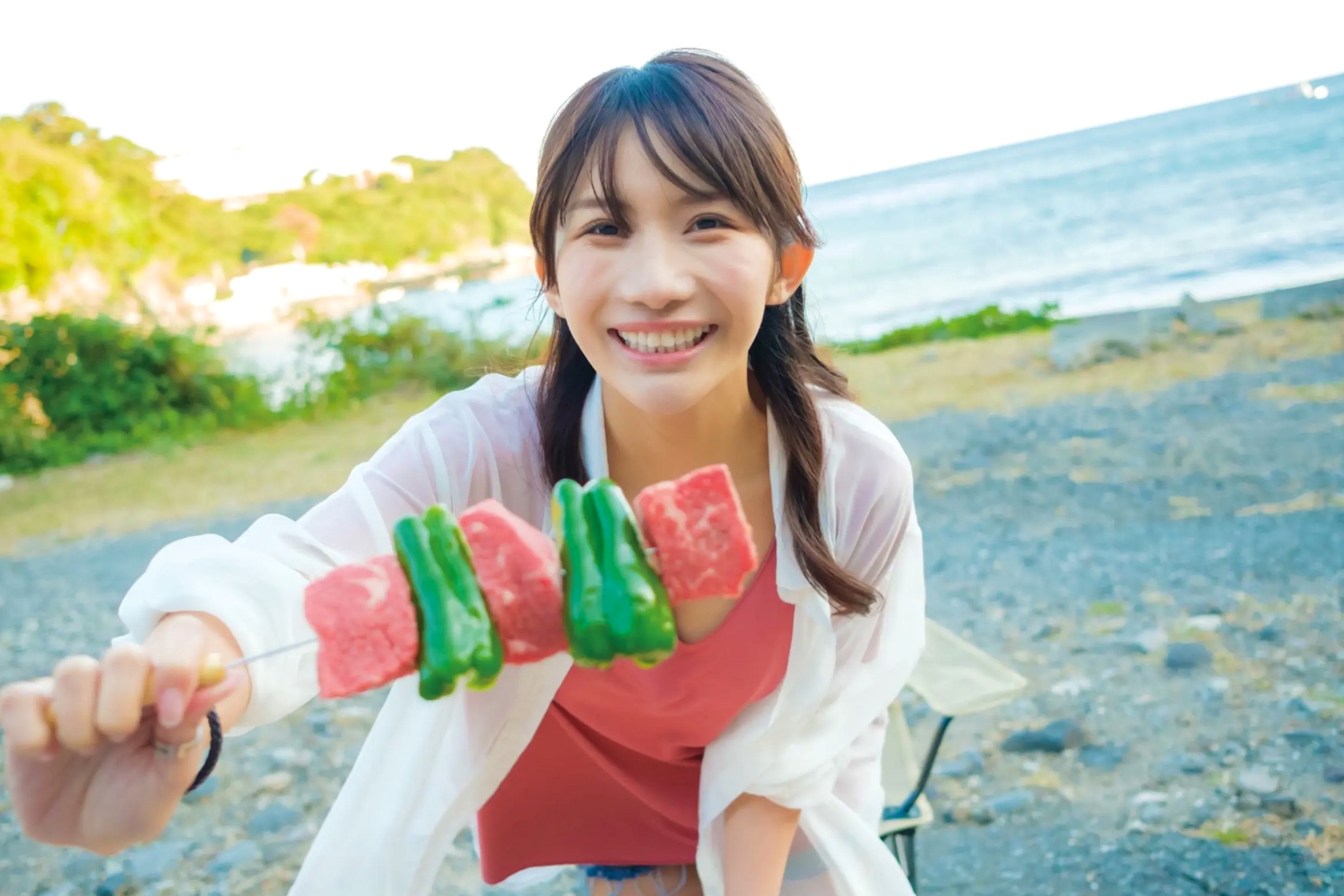 琴井ありさ - 琴井に恋と 真紅と夜明けの 日本性感女神清纯性感私房内衣写真