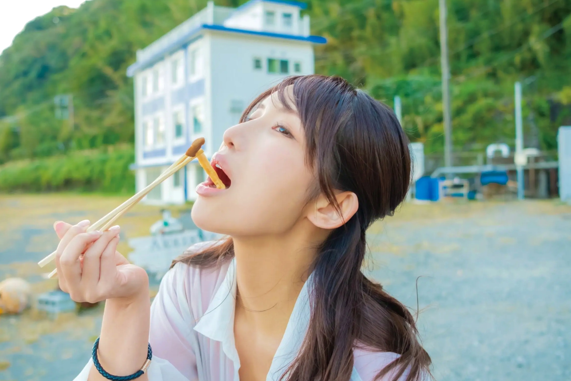 琴井ありさ - 琴井に恋と 真紅と夜明けの 日本性感女神清纯性感私房内衣写真